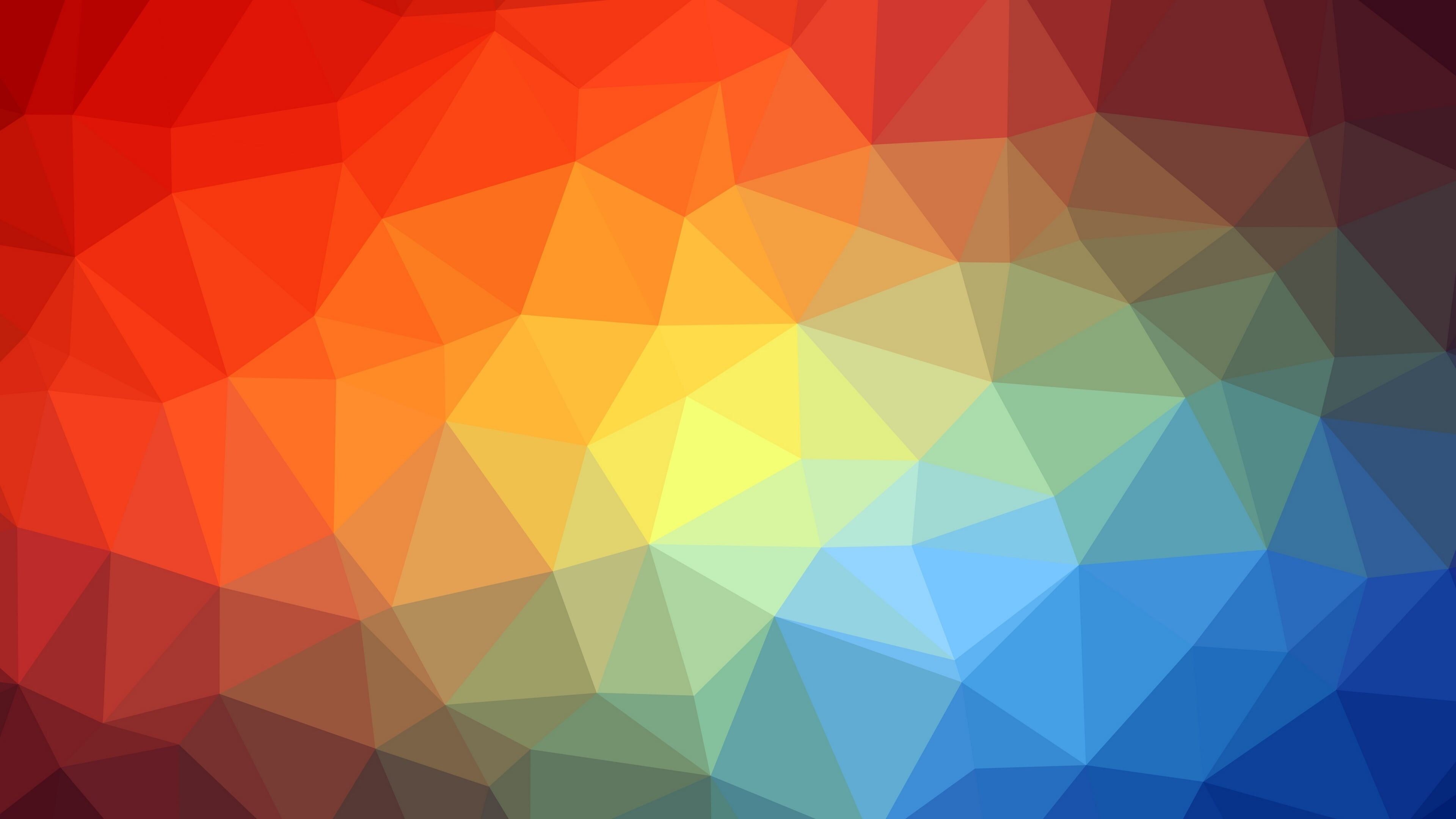 Rainbow, Geometry Wallpaper, 3840x2160 4K Desktop