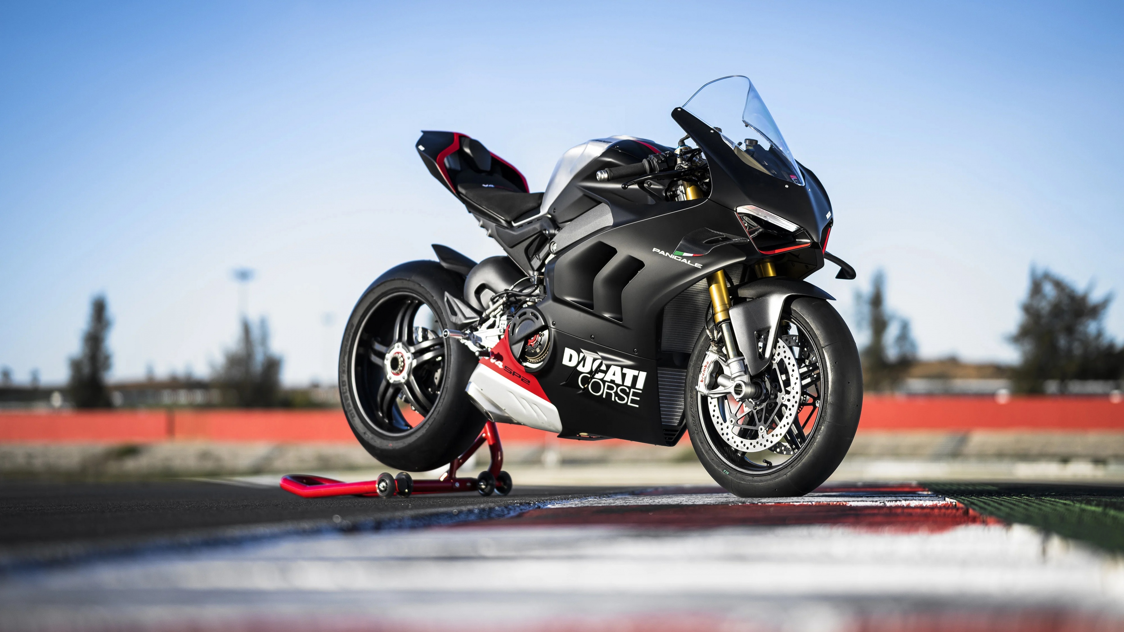 V4 SP2 2023 Model, Ducati Panigale V4 Wallpaper, 3840x2160 4K Desktop