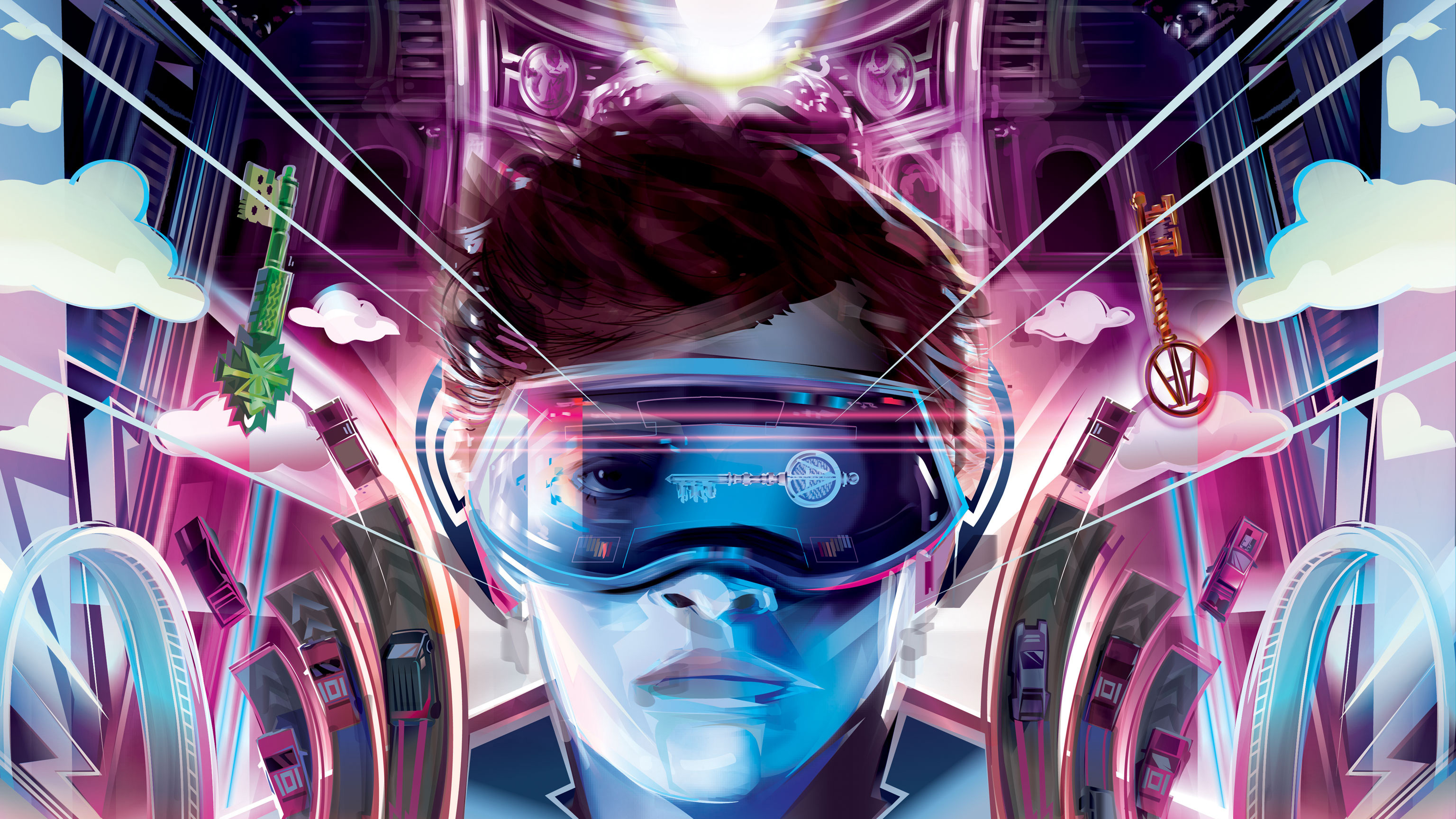 Ready Player One, IMAX movie poster, Eye-catching visuals, Ultra HD wallpapers, 3080x1730 HD Desktop