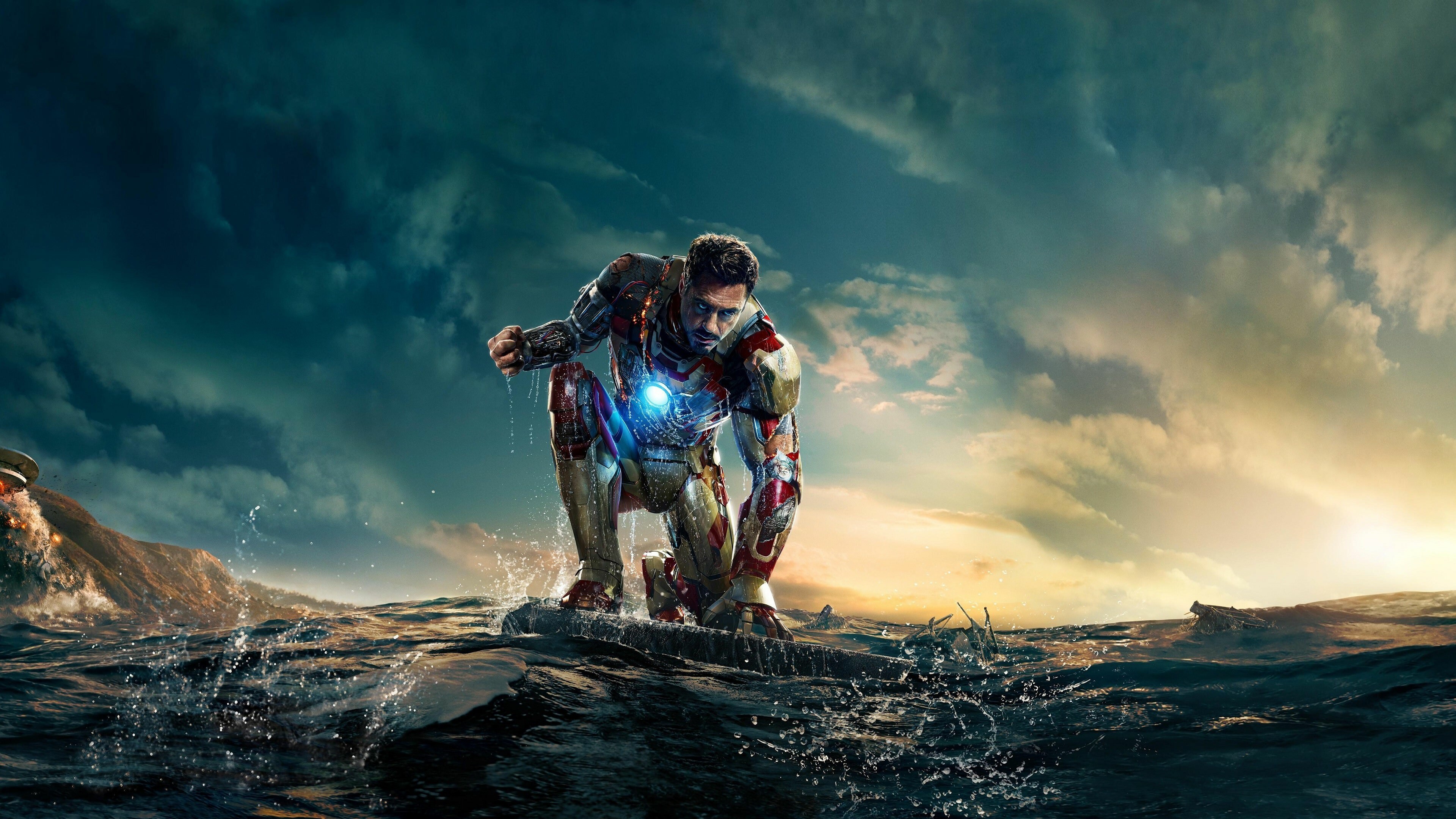 Robert Downey Jr., Marvel Wallpaper, 3840x2160 4K Desktop