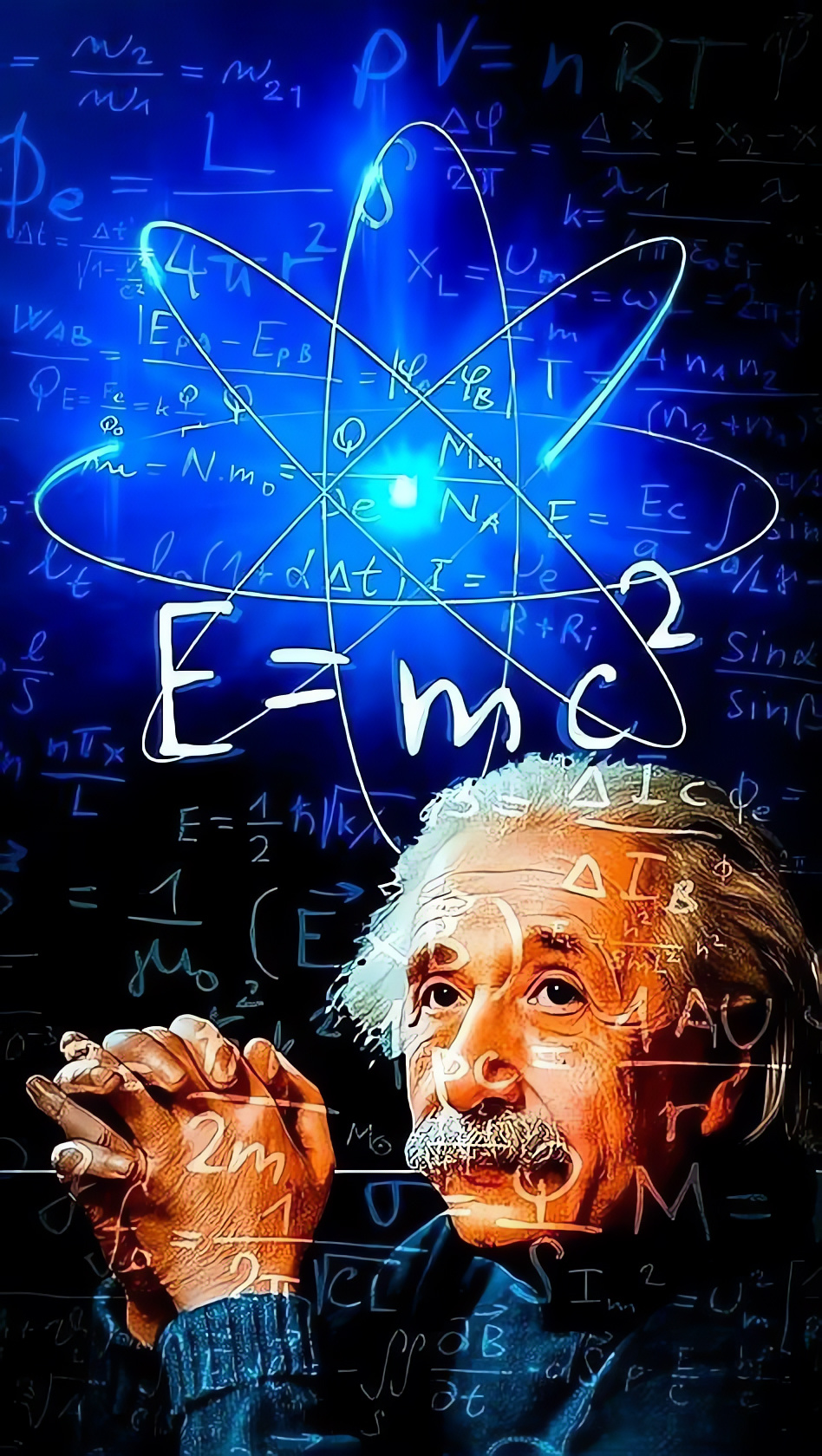 Albert Einstein, Physics, Formulas, Mass, Energy, Science HD Wallpaper