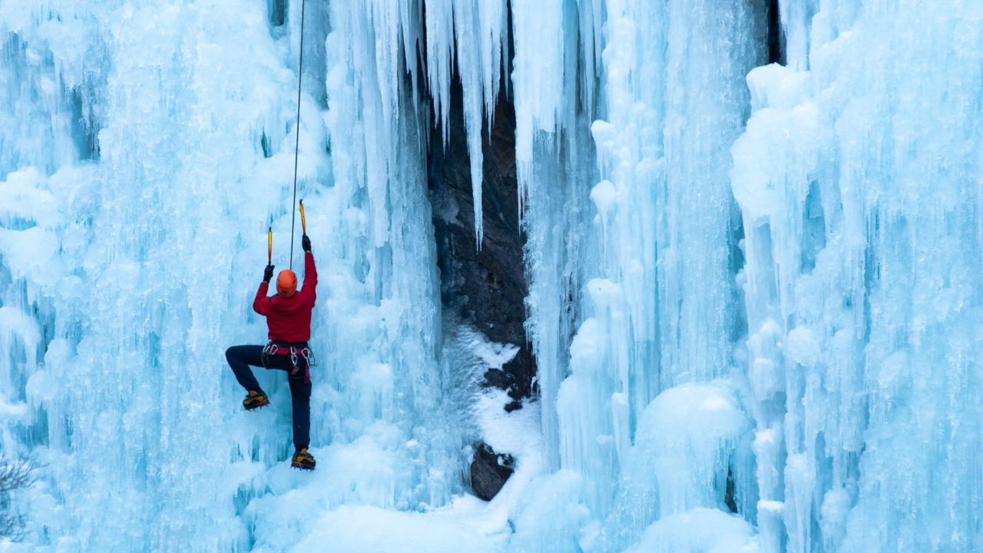 Winter ice climbing tour, Full day adventure, Greatland adventures, Thrilling ascents, 2000x1130 HD Desktop