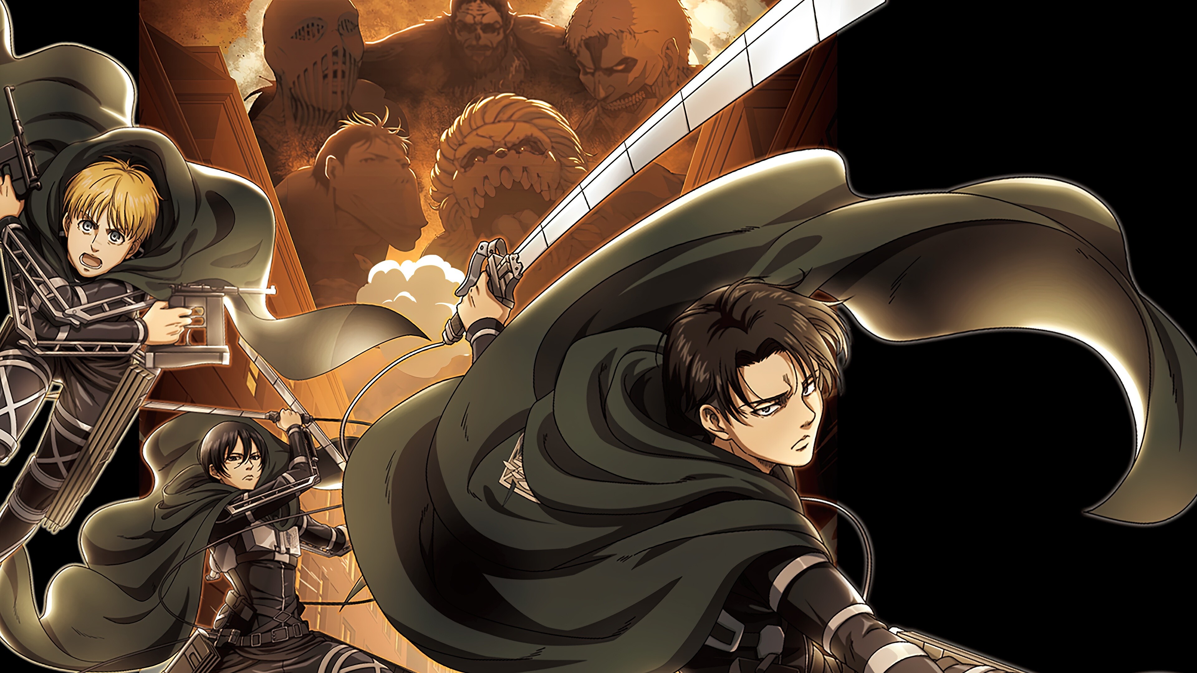 Attack on Titan: The Final Season, Levi Ackerman, 4K HD Wallpapers, 3840x2160 4K Desktop