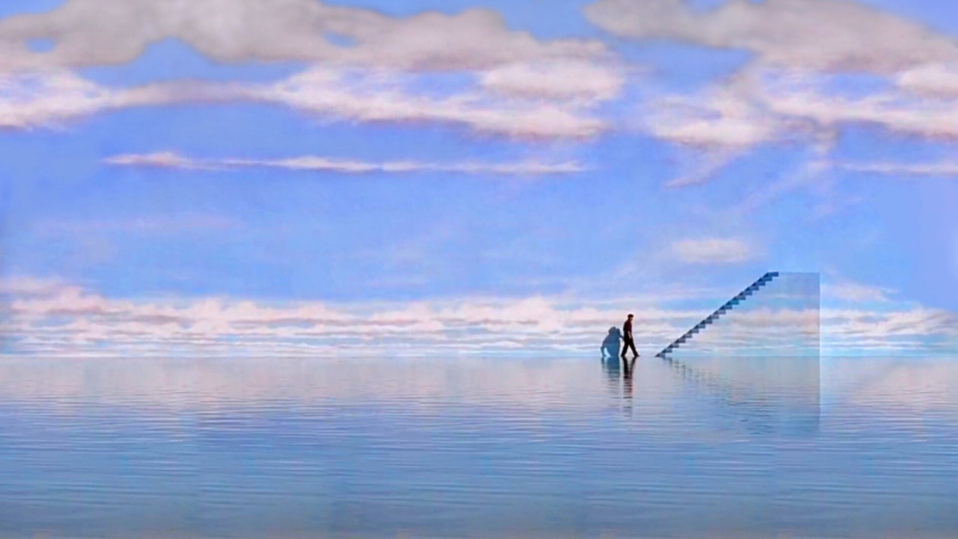 The Truman Show, Unique visual style, Artistic skies, Rhythmic space, 1920x1080 Full HD Desktop