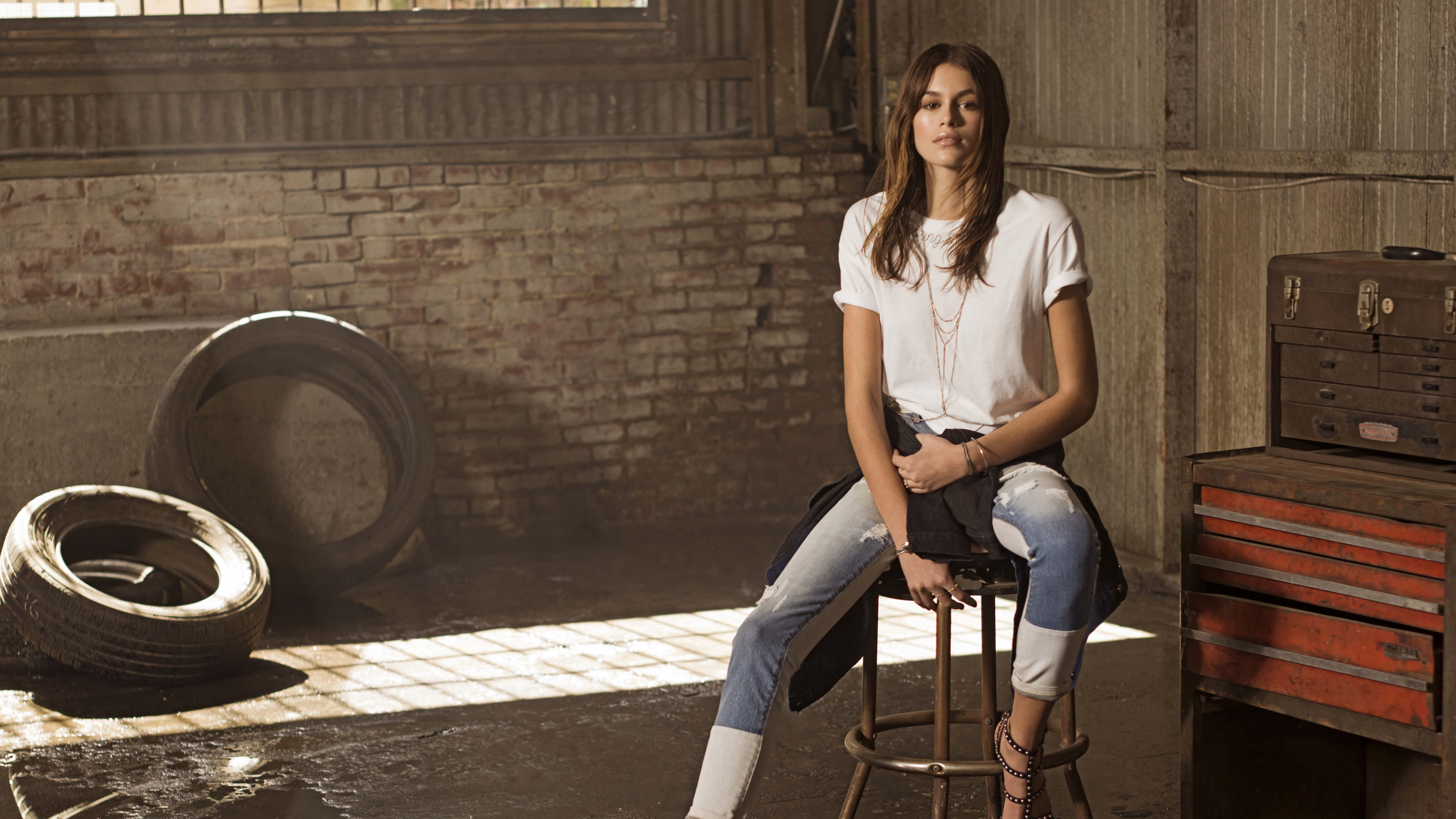 Kaia Gerber, 8K wallpapers, Photoshoot images, HD backgrounds, 3840x2160 4K Desktop