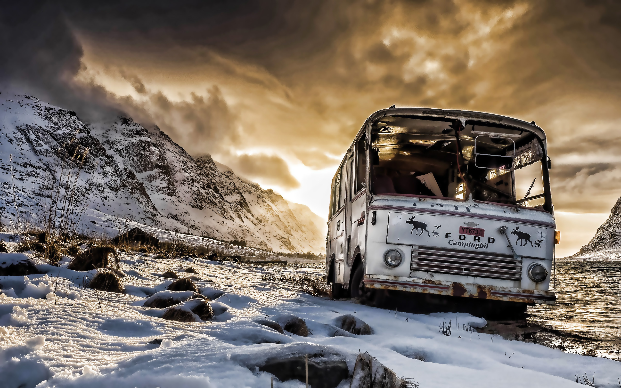 Ford, Bus Wallpaper, 2560x1600 HD Desktop
