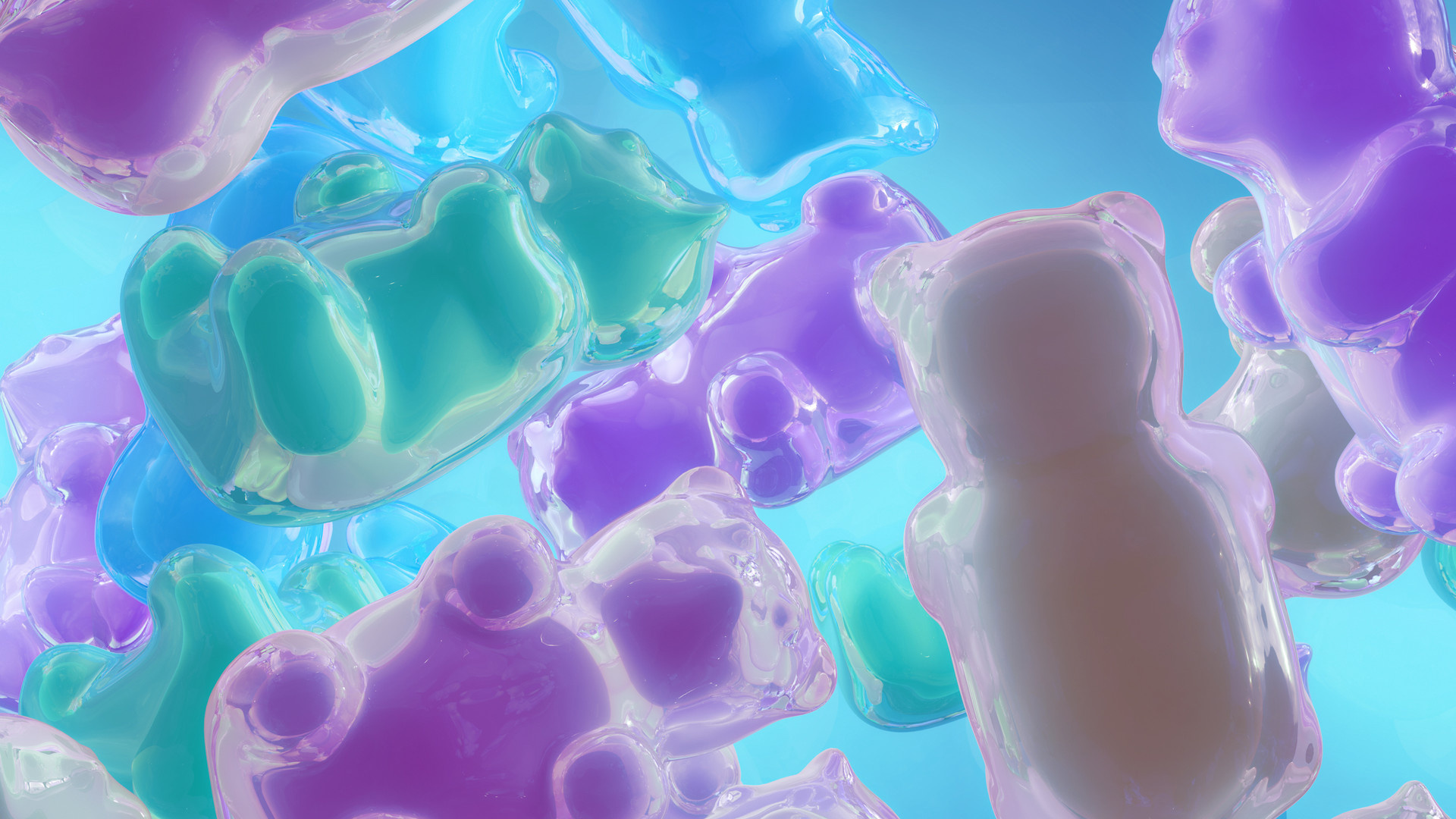 Gummy Bears, Free wallpapers, Colorful sweets, Yummy indulgence, 1920x1080 Full HD Desktop