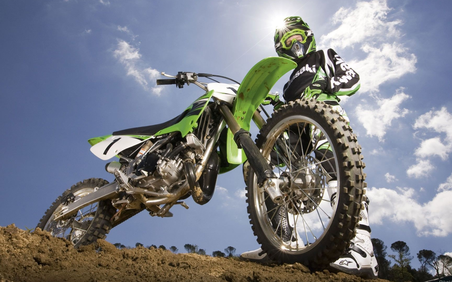 Kawasaki KX 85, Dirt Bike Wallpaper, 1920x1200 HD Desktop