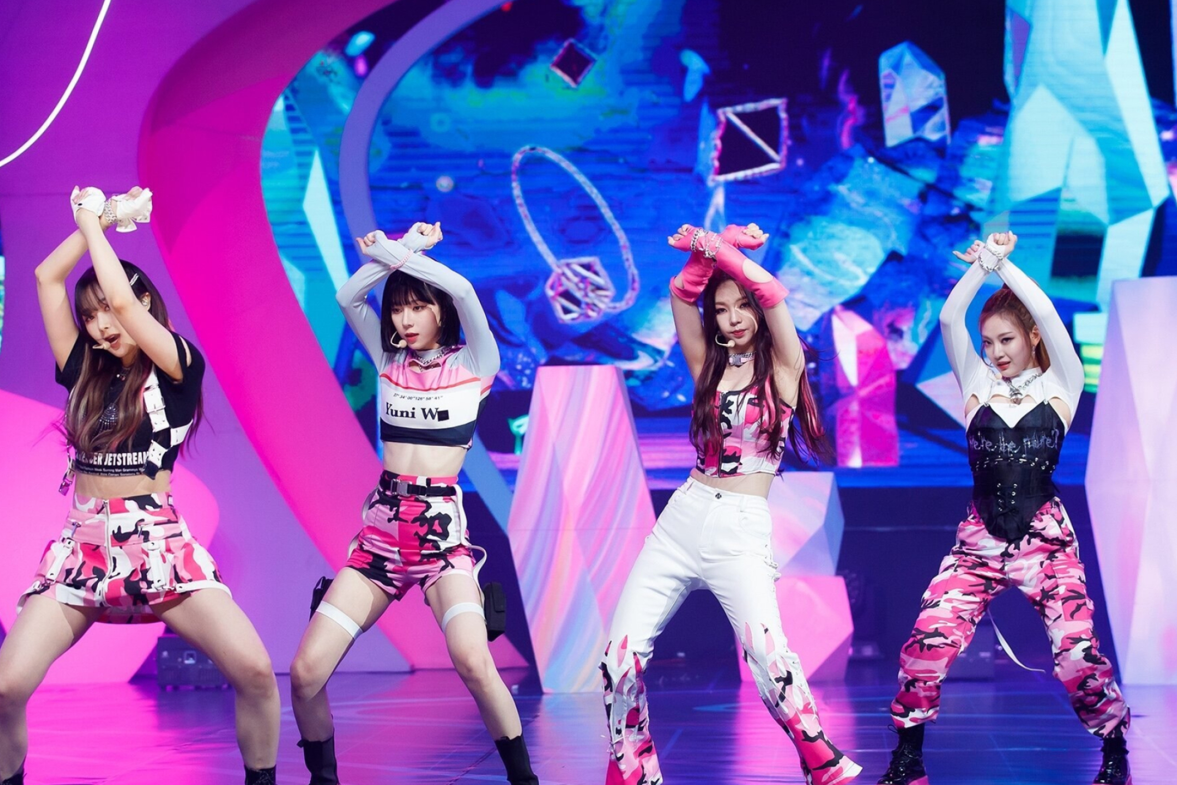 Aespa, K-pop group, Aespa at M Countdown, October 14, 2400x1600 HD Desktop