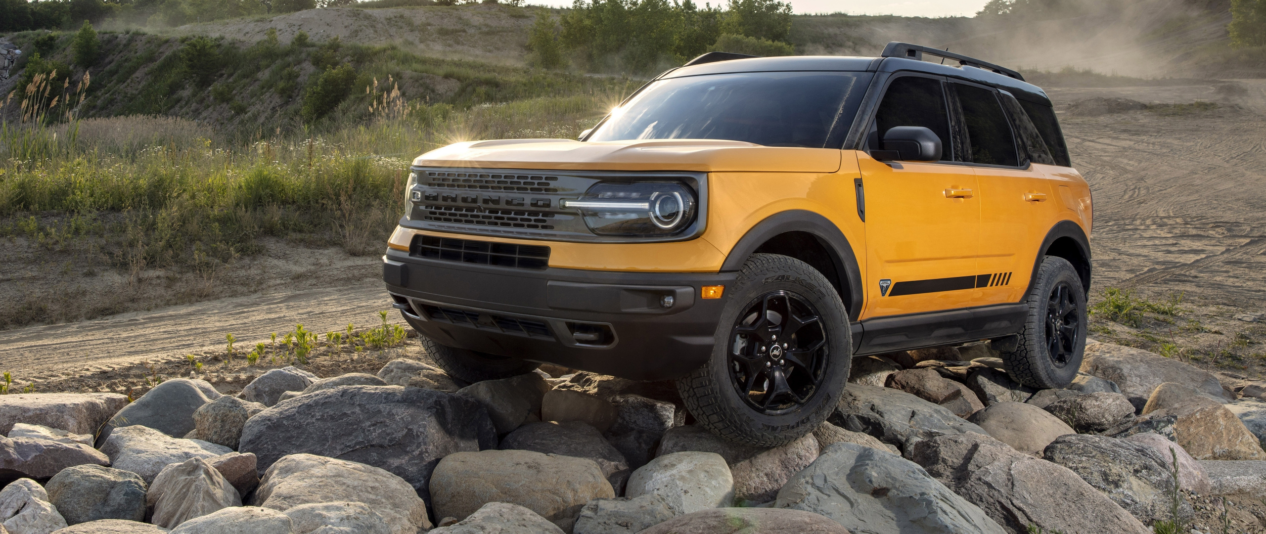 First edition, Ford Bronco Sport Wallpaper, 2560x1080 Dual Screen Desktop
