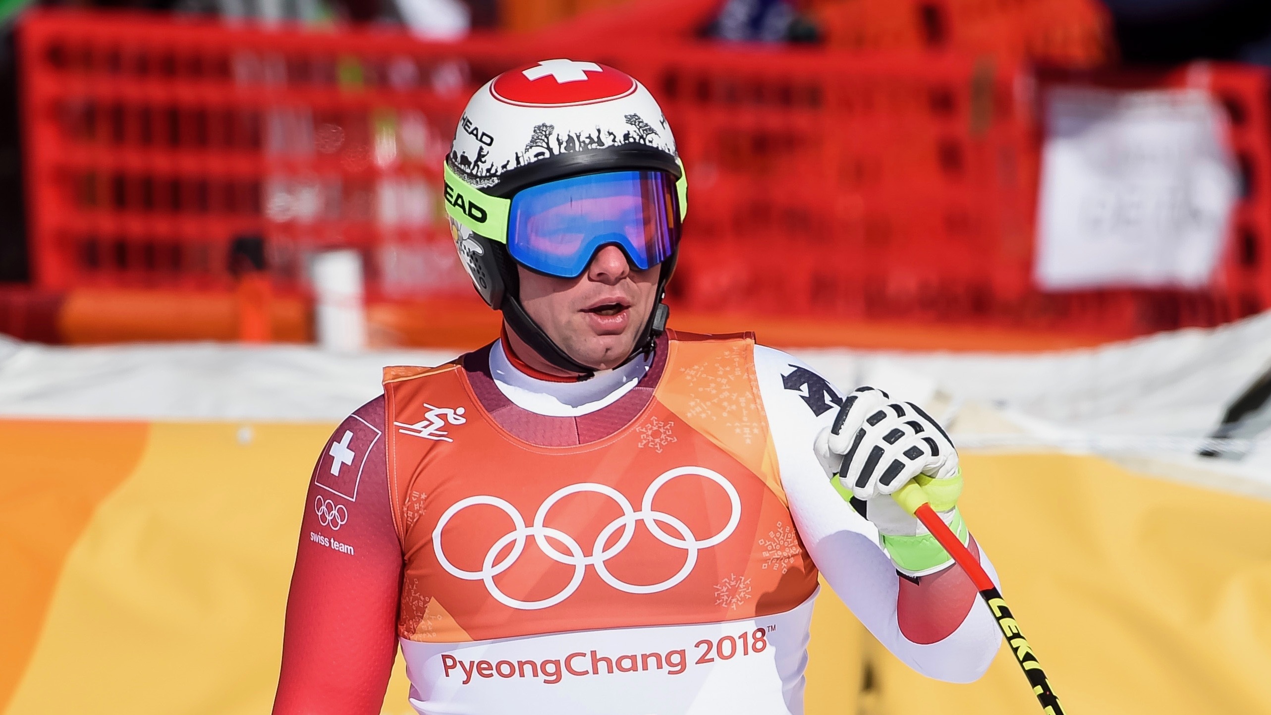 PyeongChang 2018 Olympics, Beat Feuz Wallpaper, 2570x1450 HD Desktop