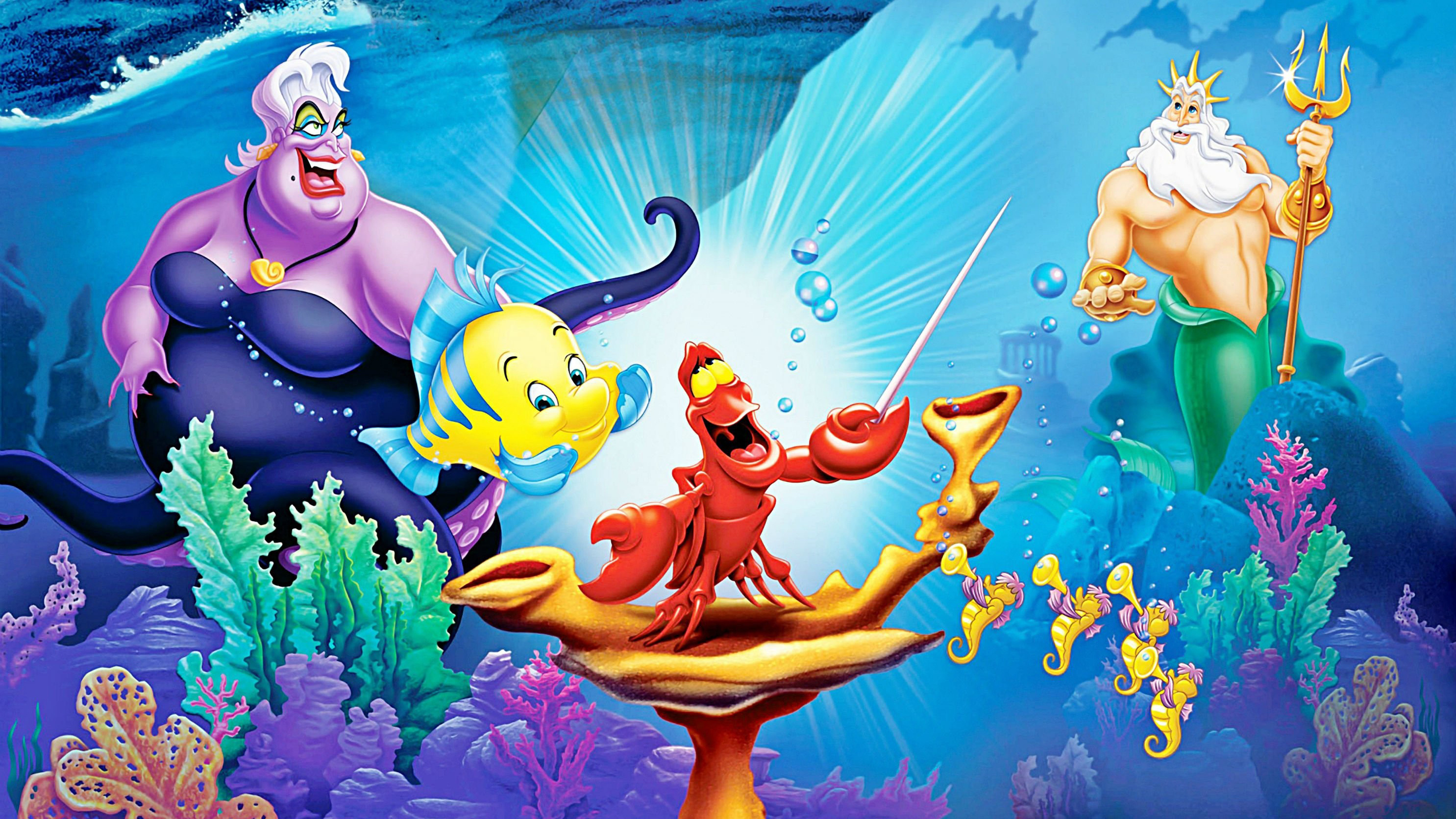 The Little Mermaid, Disney Wallpaper, 2980x1680 HD Desktop