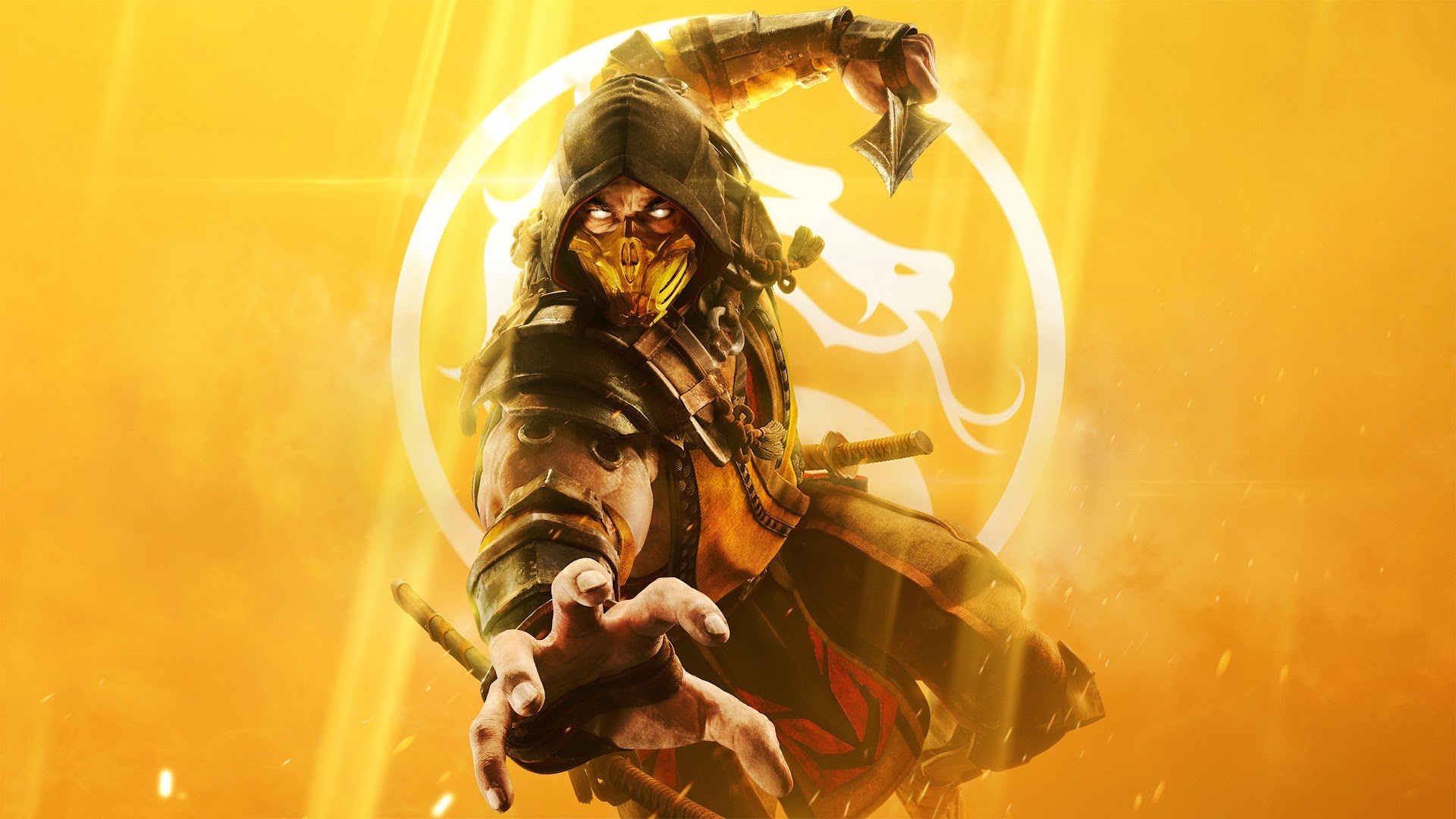 Scorpion (Mortal Kombat), Mortal Kombat 11, PC desktop, Hintergrundbild, 1920x1080 Full HD Desktop