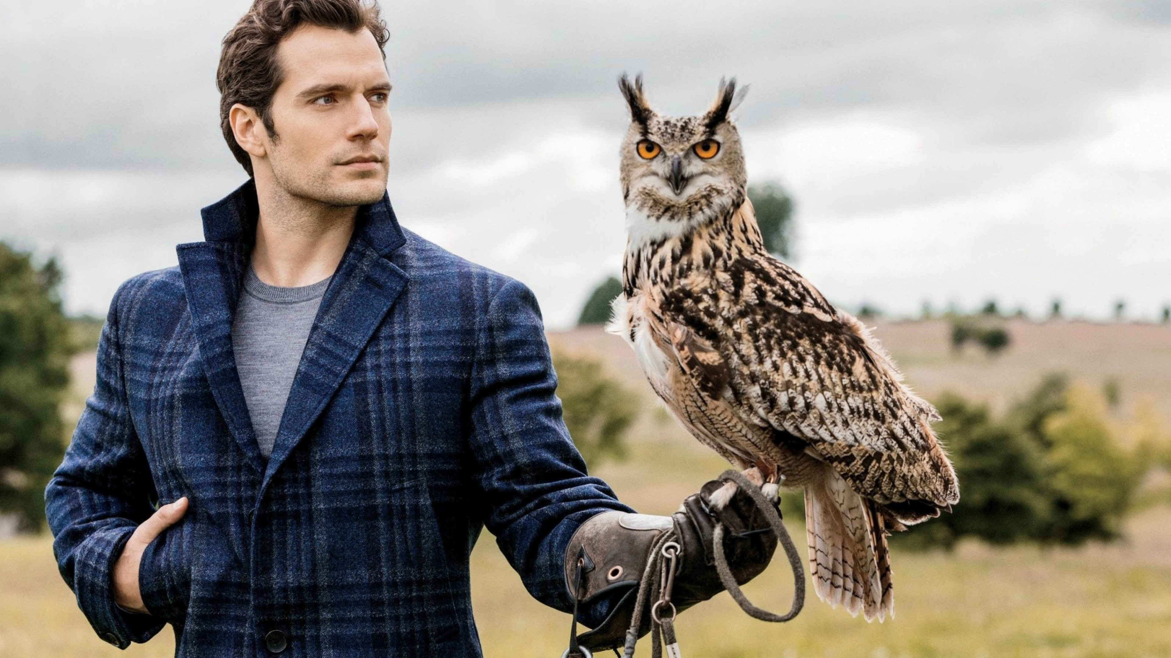 Henry Cavill, Movies, Owl coat, UHD TV, 3840x2160 4K Desktop