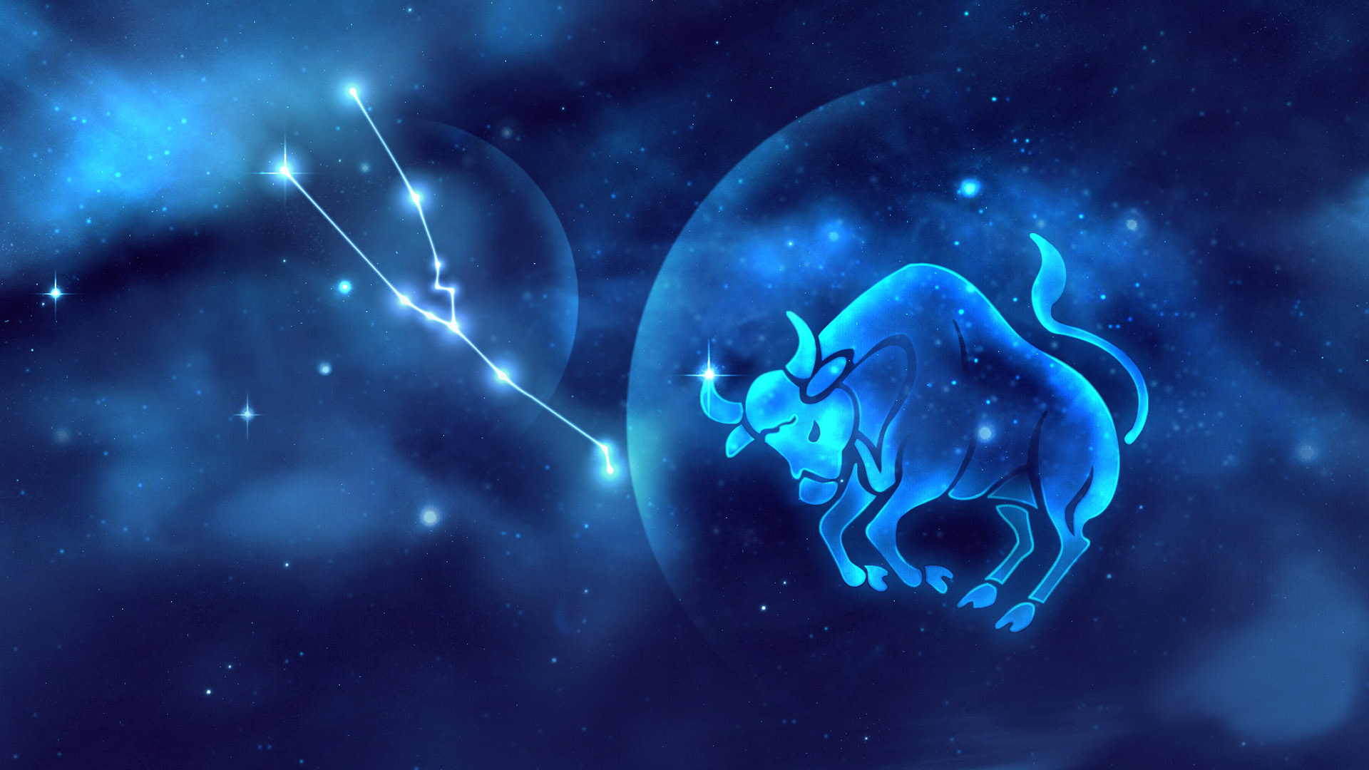 Taurus wallpapers, High quality backgrounds, Astological art, Bull sign vibes, 1920x1080 Full HD Desktop