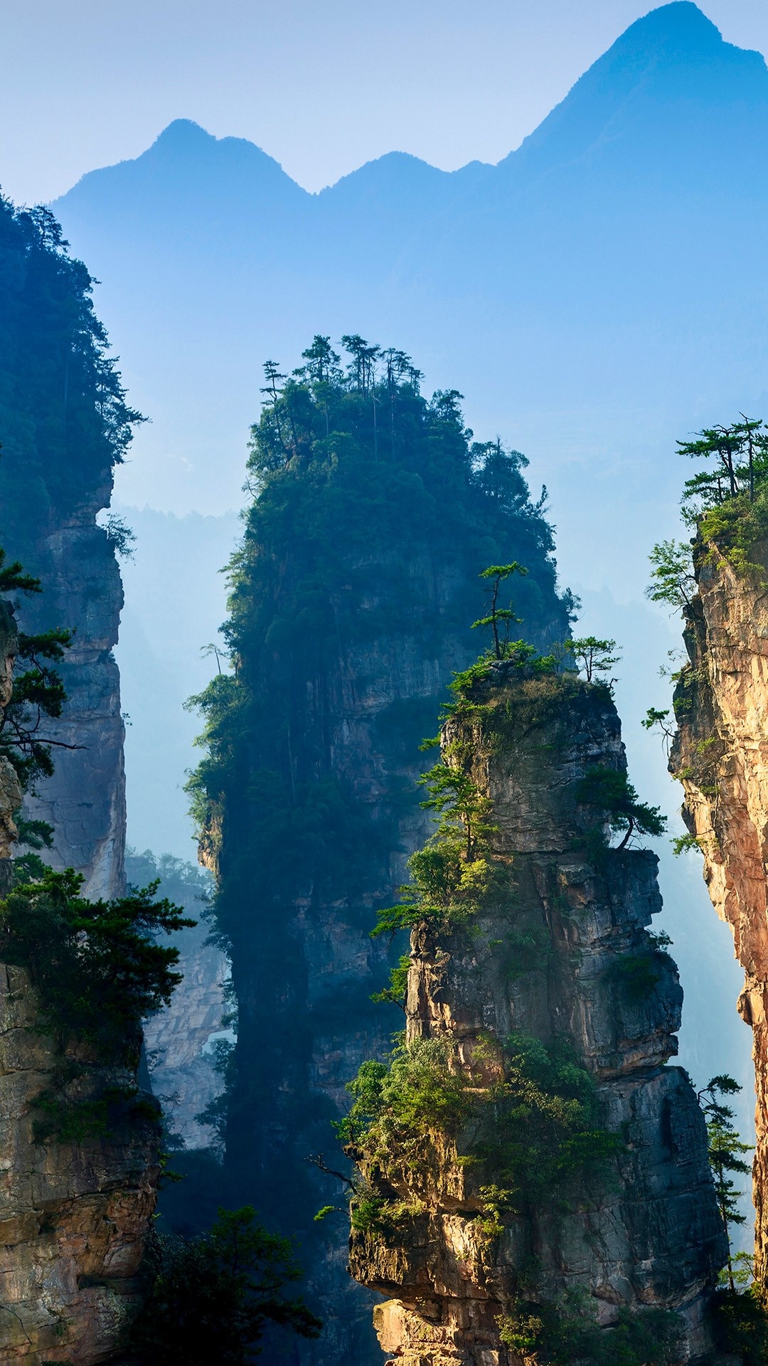 Zhangjiajie, Old house field, Hunan, China, 1080x1920 Full HD Phone