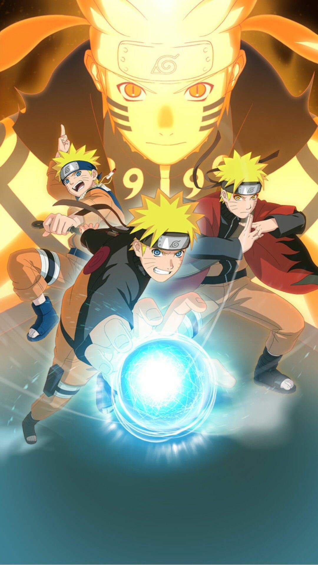 Naruto, Naruto phone wallpaper, Uzumaki Hokage, Shippuden anime art, 1080x1920 Full HD Phone