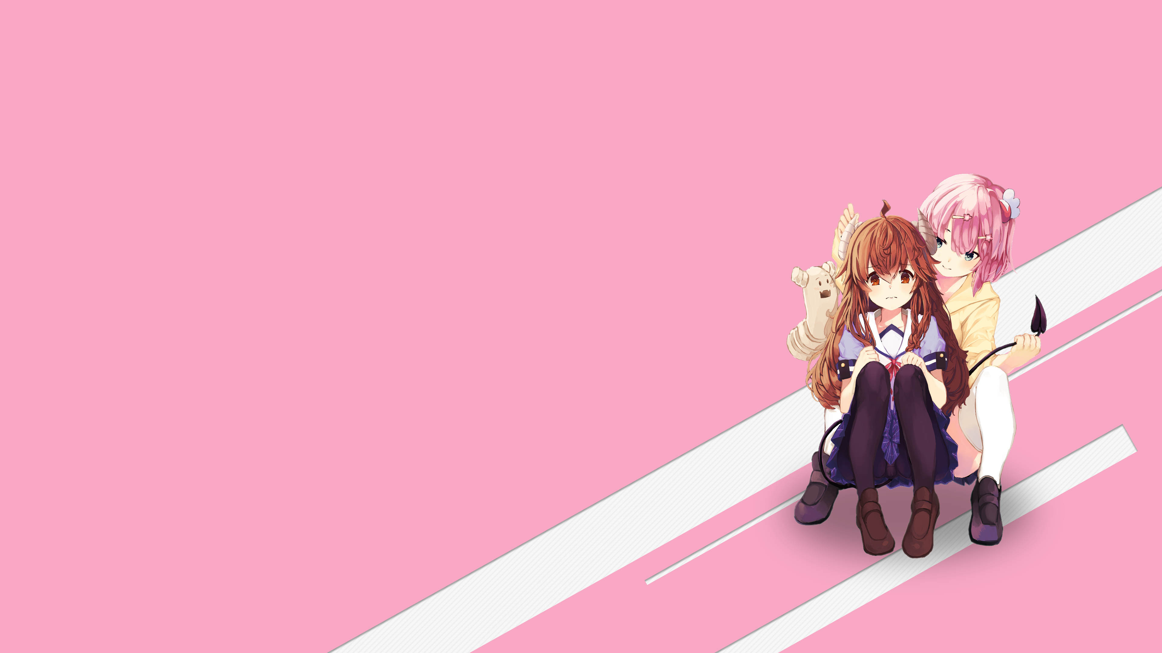 The Demon Girl Next Door, Mazoku wallpapers, Top free mazoku backgrounds, 3840x2160 4K Desktop