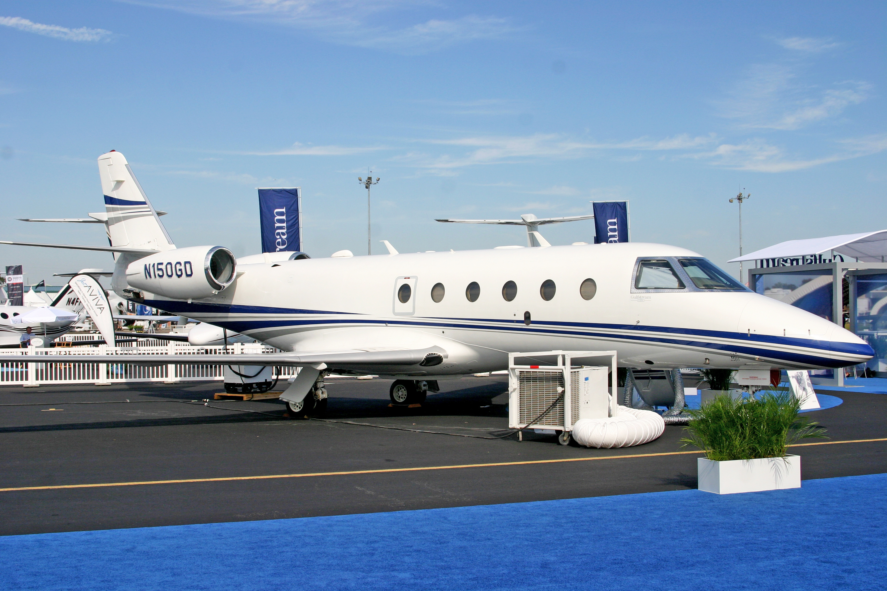 Gulfstream G150, Last G150 model, Belfast delivery, Private jet experience, 3080x2050 HD Desktop