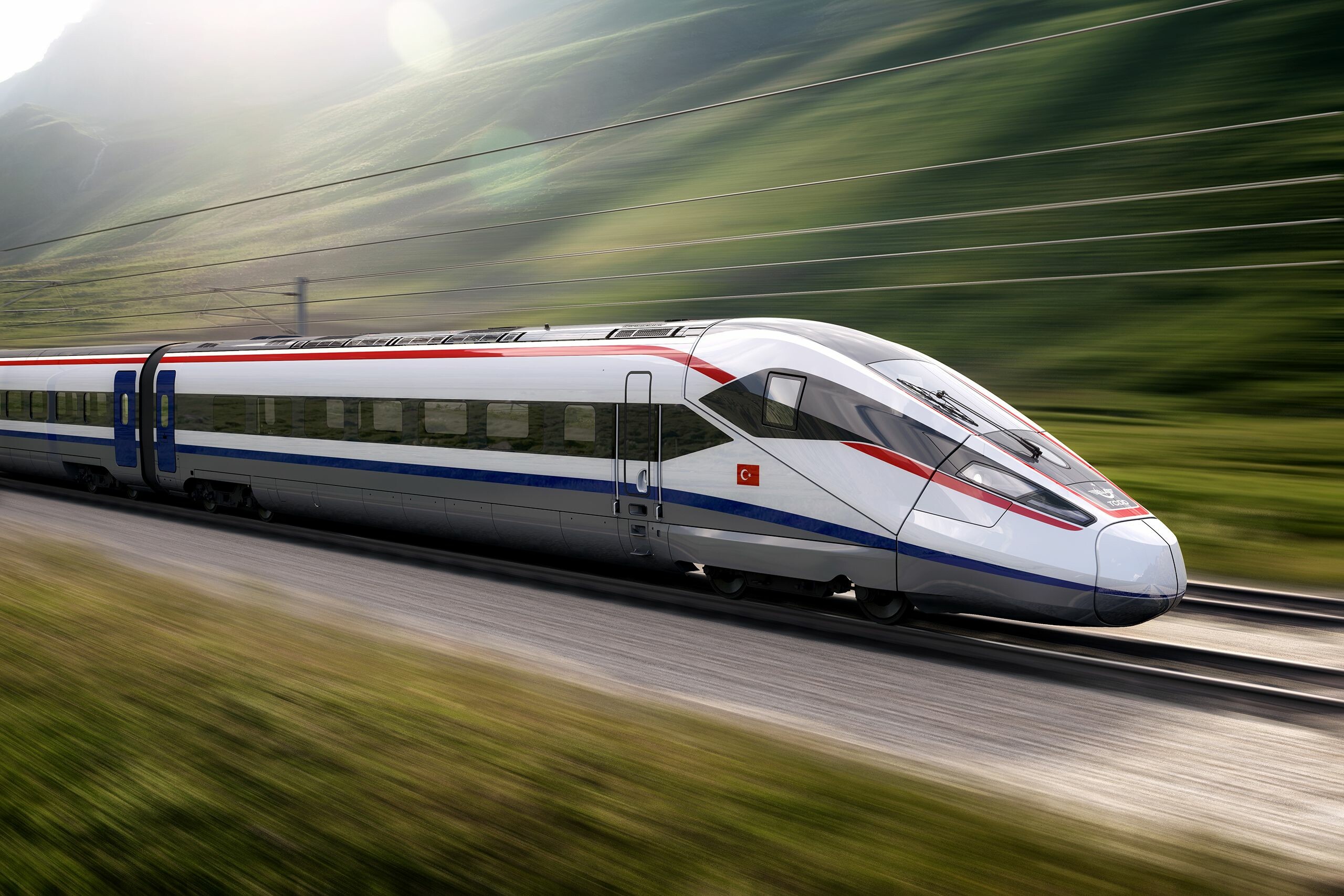 Bullet Train, Bombardier Zefiro, Turkish delight, Futuristic transport, 2560x1710 HD Desktop