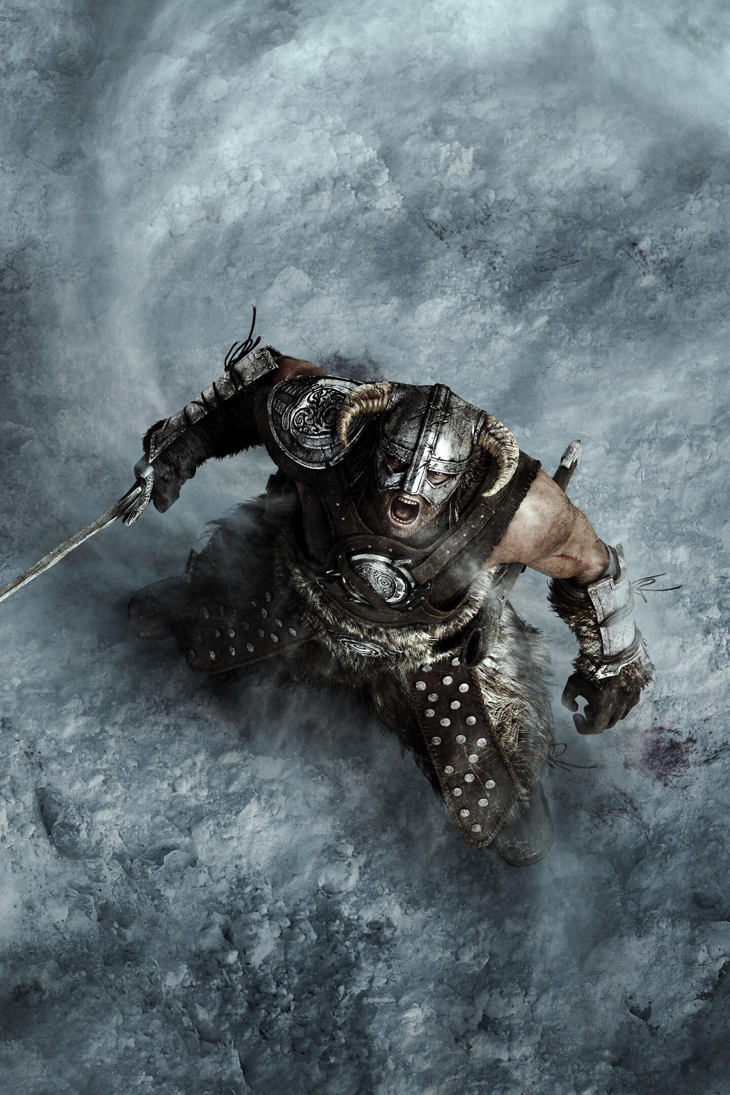 The Elder Scrolls gaming, Skyrim warrior wallpaper, 1440x2160 HD Phone