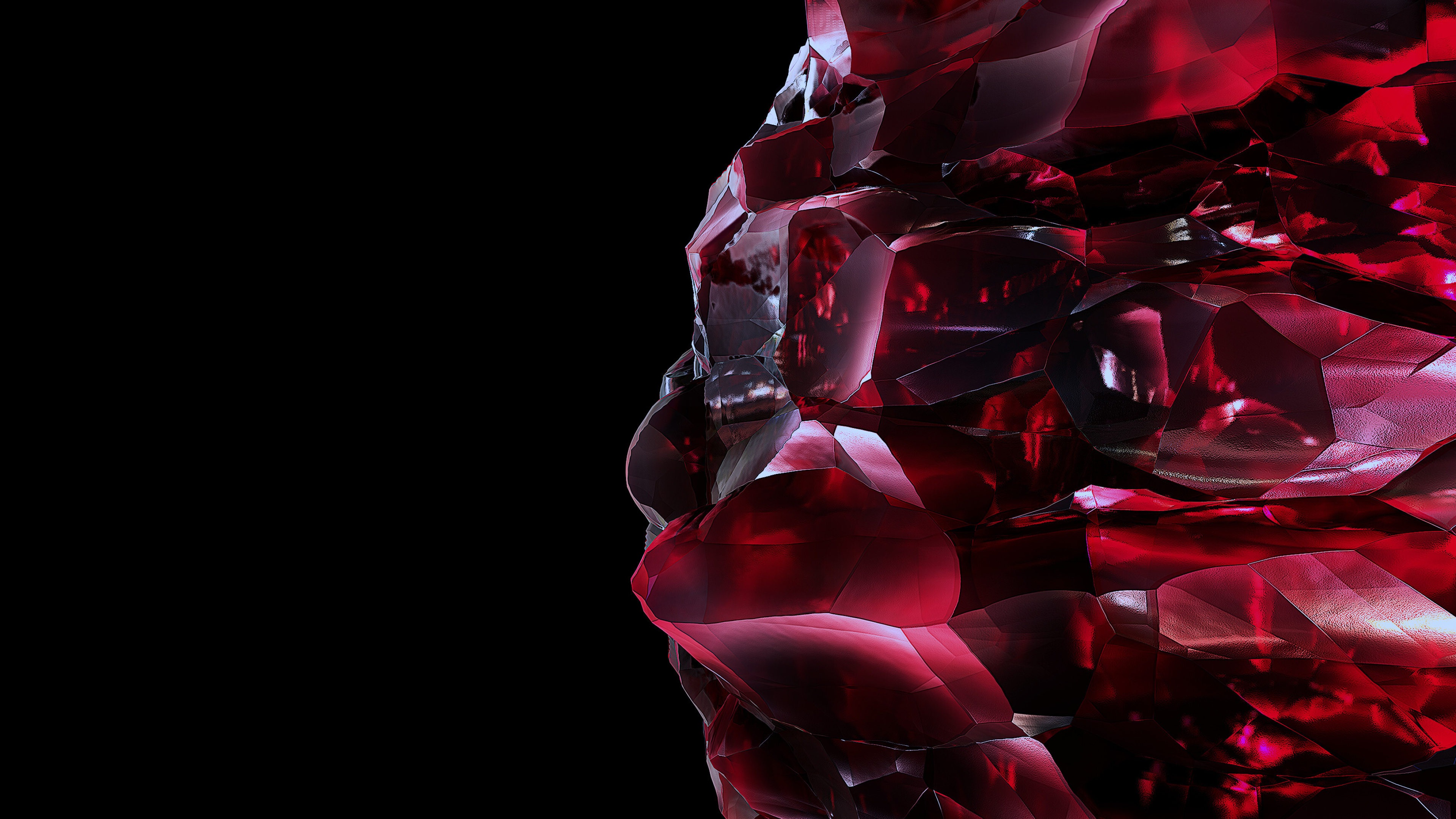 Stylized crystals, Artstation gemstone, Unique formations, Crystal creations, 3840x2160 4K Desktop