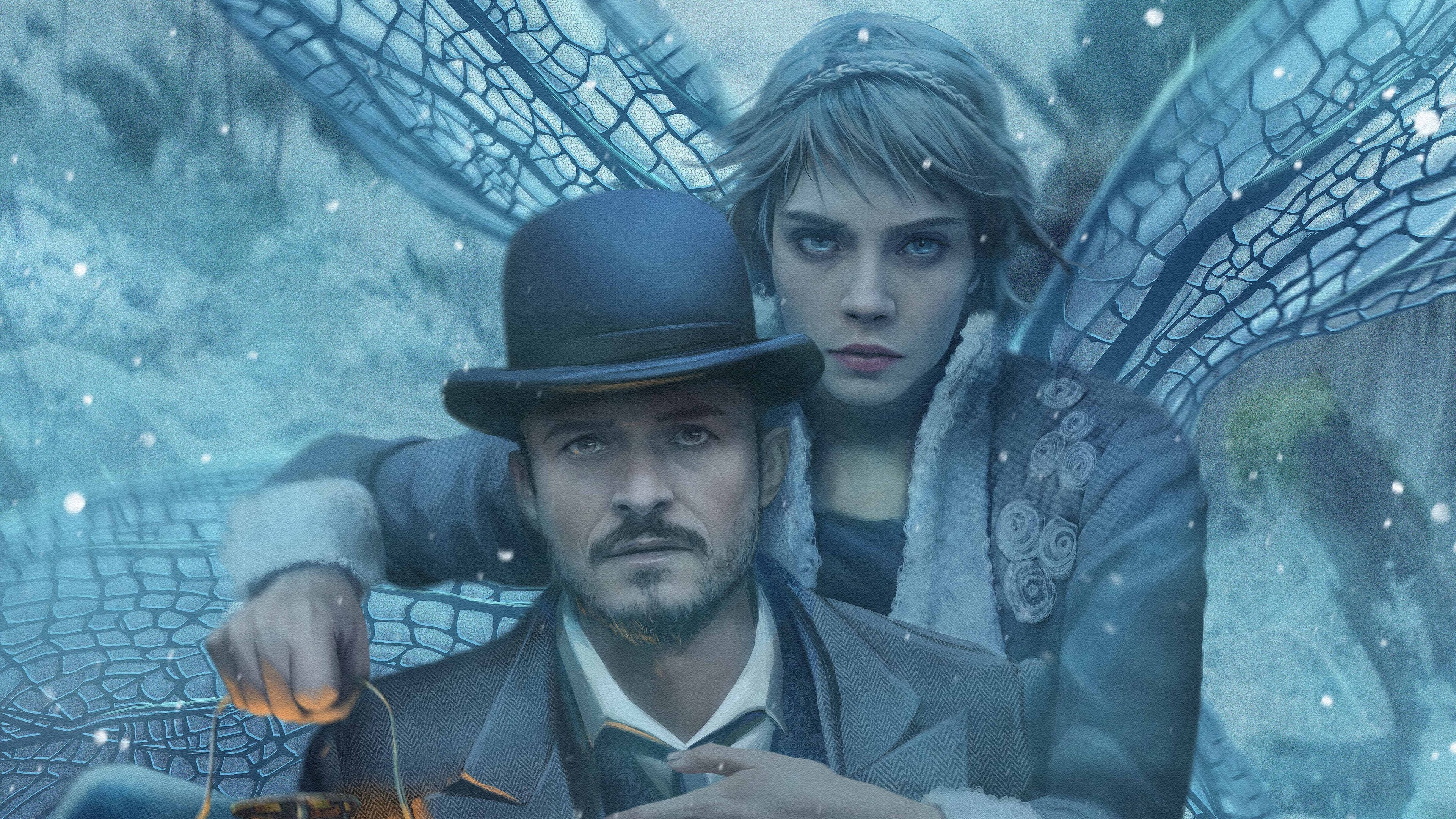 Orlando Bloom, Carnival Row, Ultra HD wallpaper, 3840x2160 4K Desktop