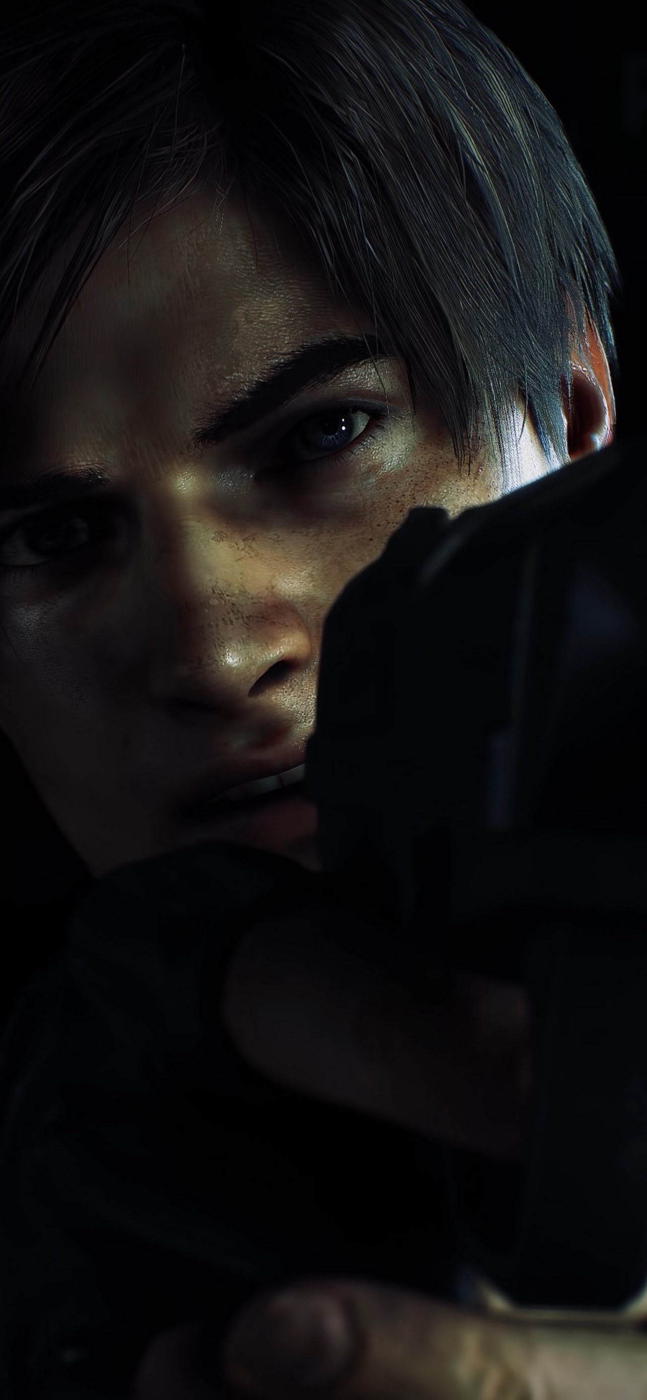 Resident Evil 2, Leon S. Kennedy, 4K wallpaper, 1290x2780 HD Phone