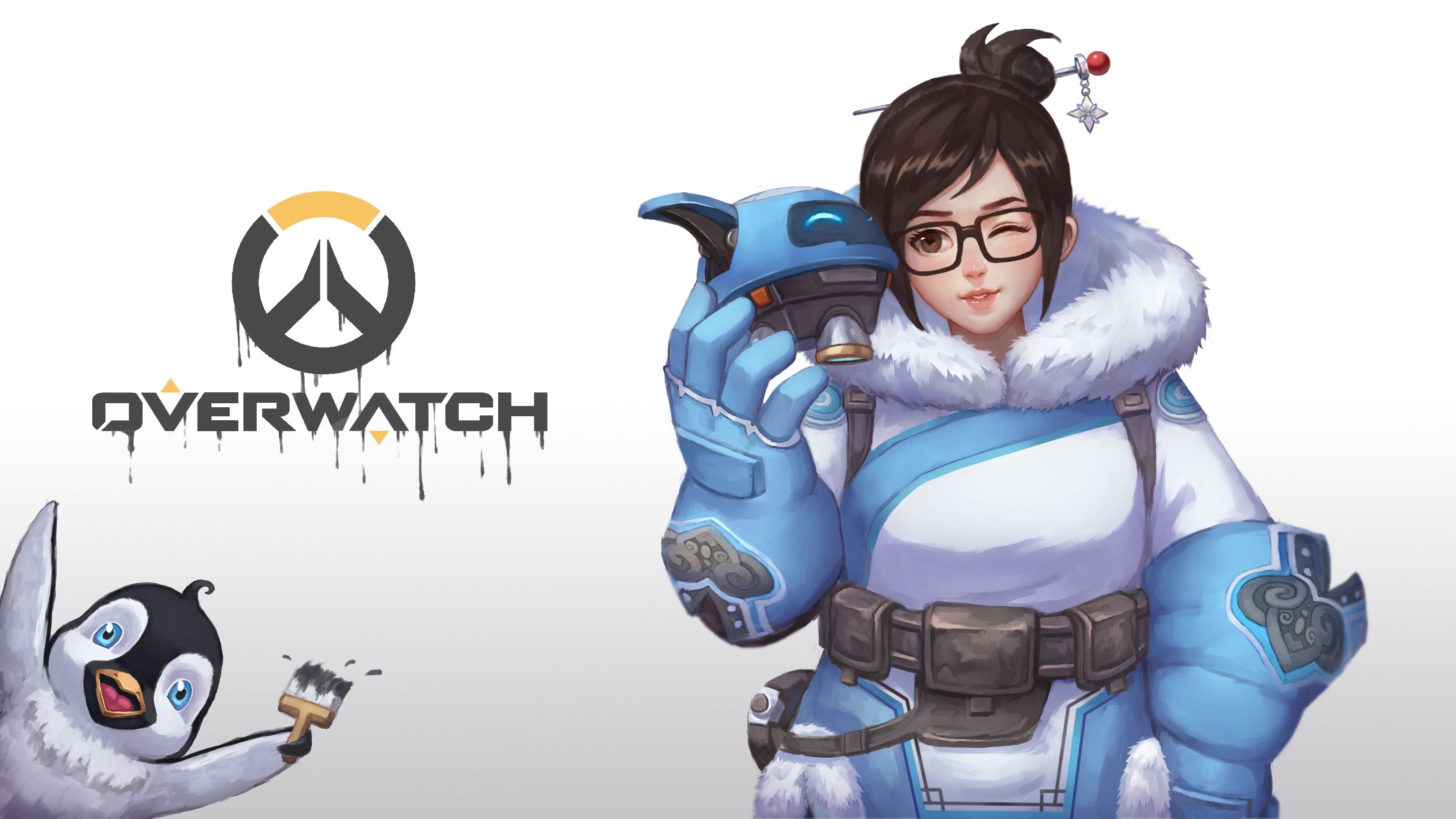 Mei (Overwatch), Pixelated graphics, Overwatch fan community, Fan-favorite character, 2920x1650 HD Desktop