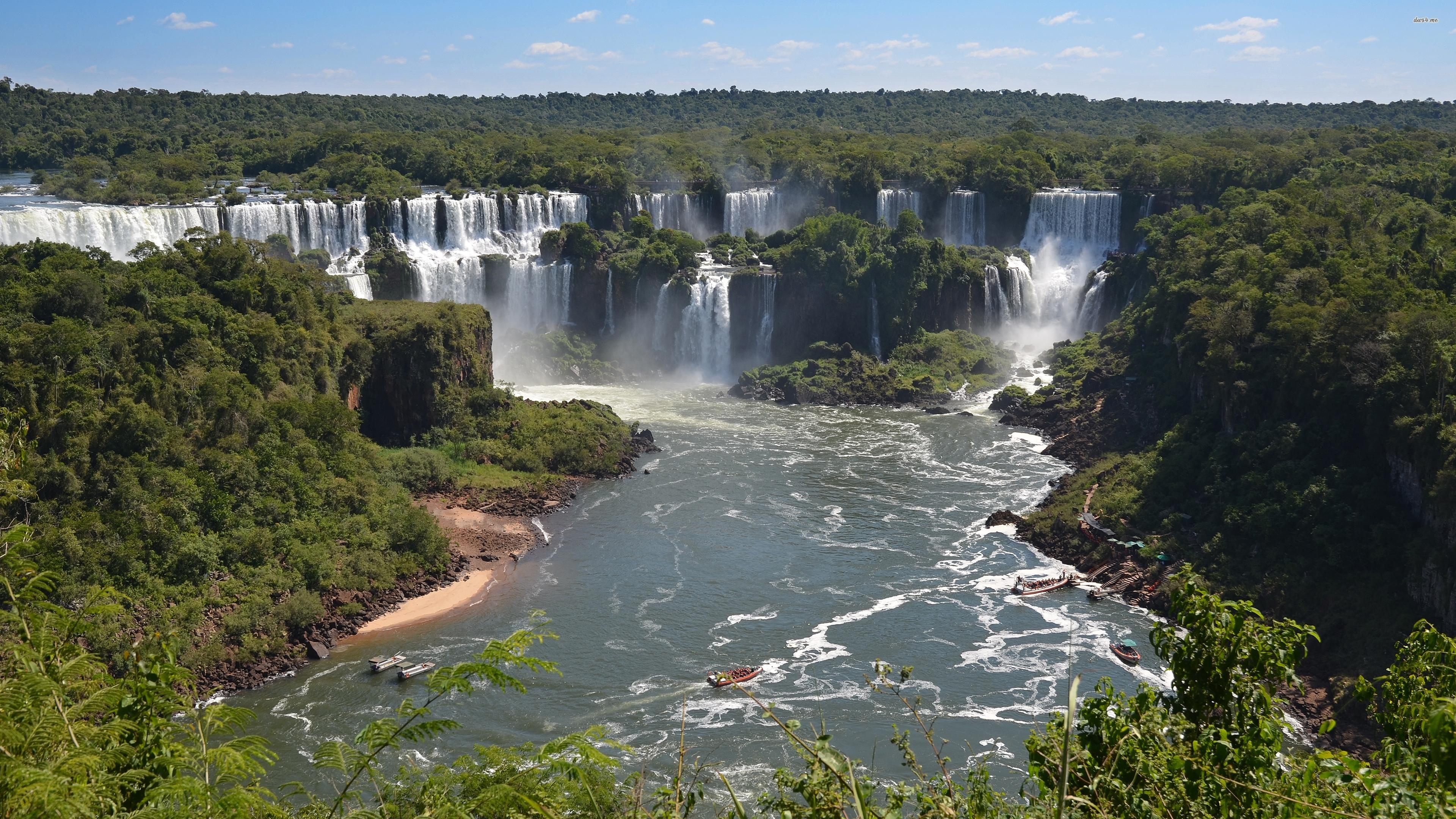 Iguazu River, Iguazu National Park Wallpaper, 3840x2160 4K Desktop