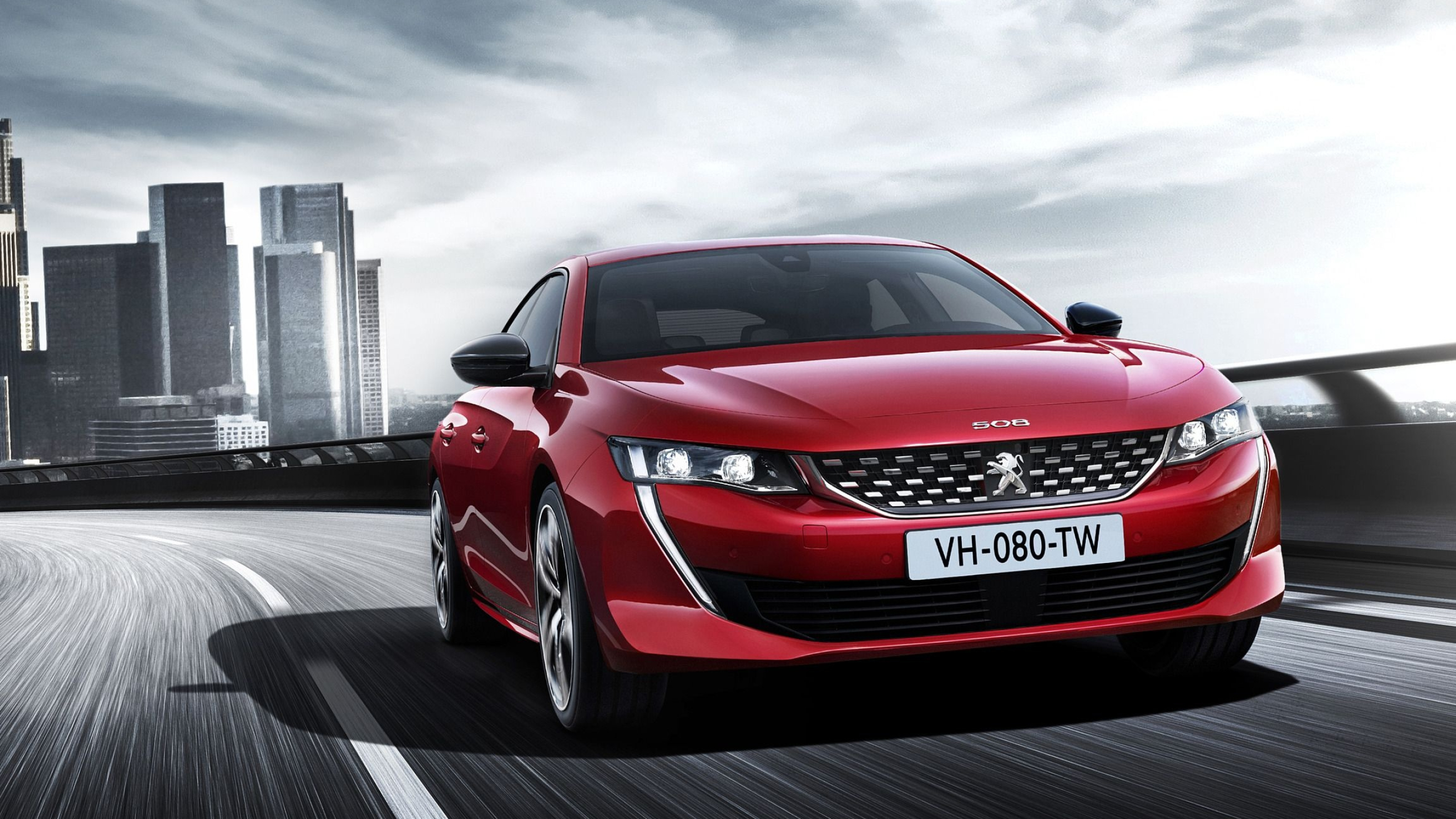 Peugeot 508, Stylish and sleek, Top-tier performance, Striking design, 2560x1440 HD Desktop