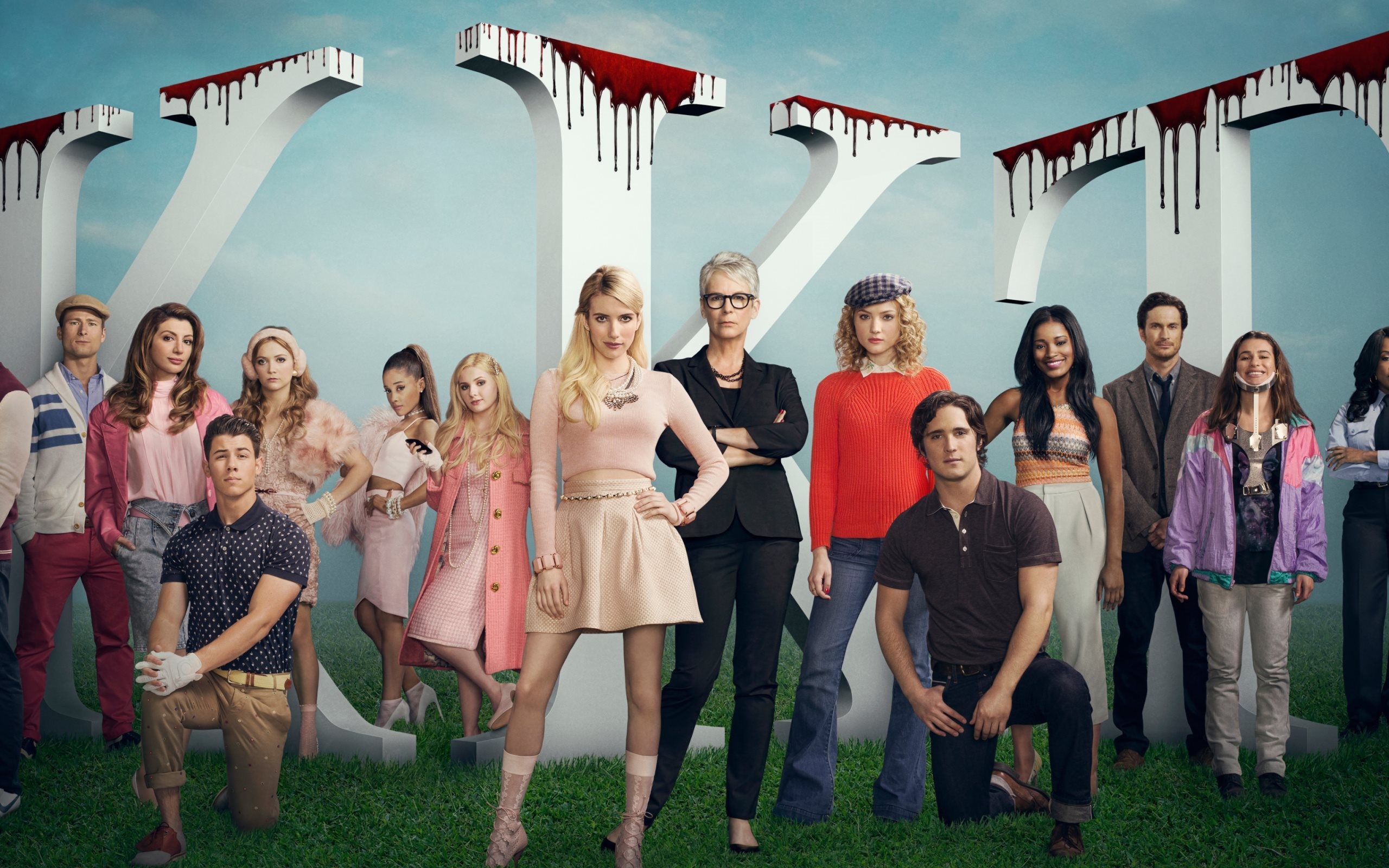 Keke Palmer, Movies scream queens, Emma Roberts, Jamie Lee Curtis, 2560x1600 HD Desktop