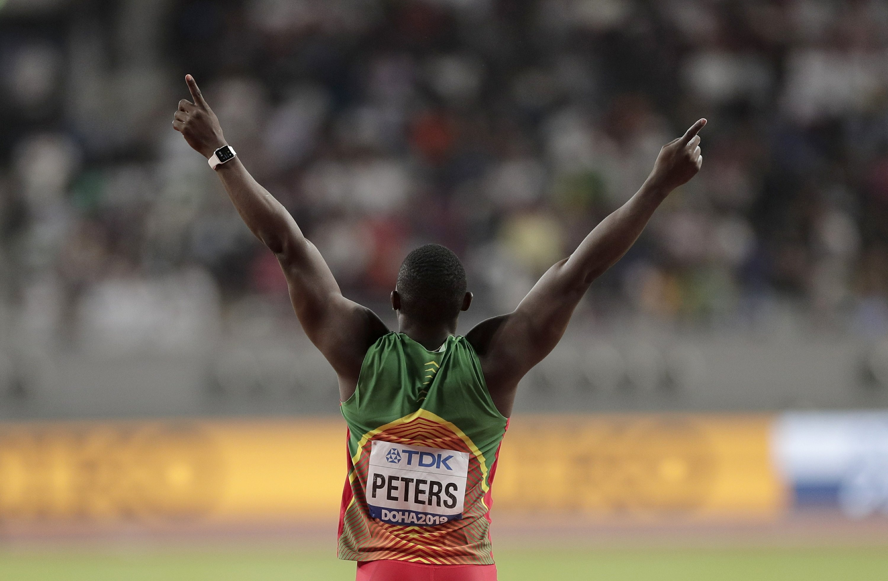 Anderson Peters, Javelin world champion, Grenada, 3000x1970 HD Desktop