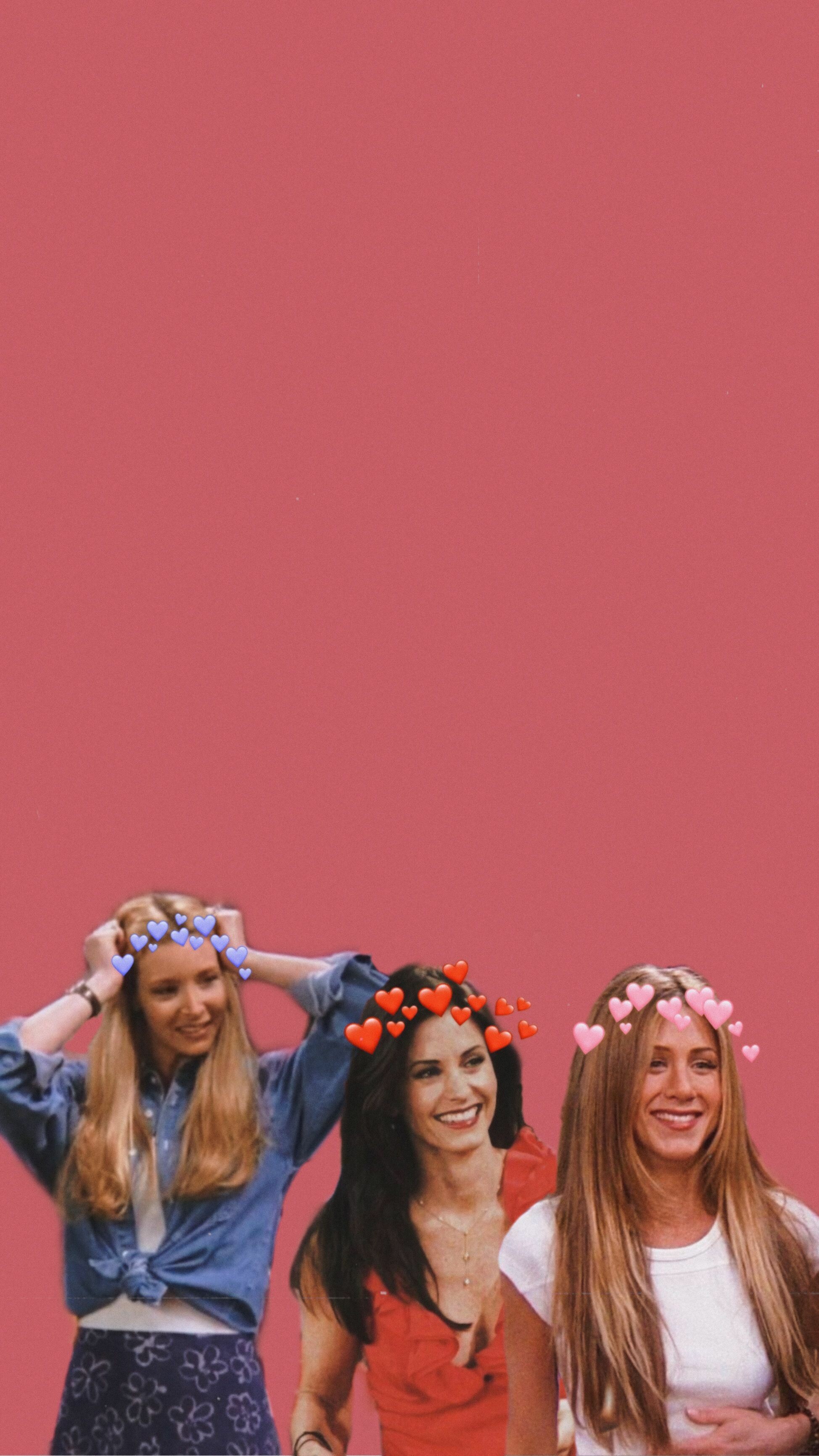 Meme wallpaper iPhone, Friends poster, Aesthetic movies, Pink wallpaper, 1950x3470 HD Phone