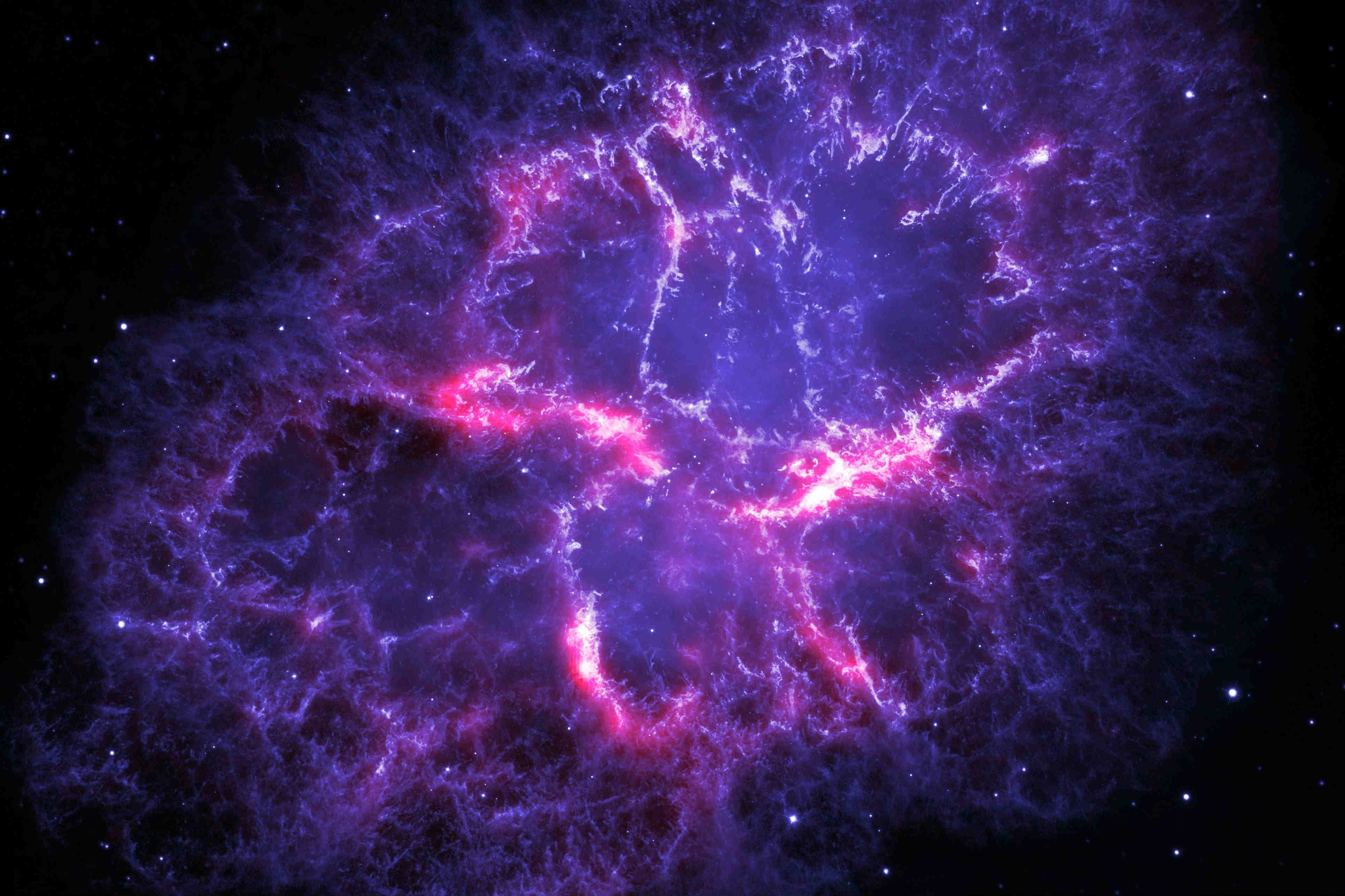 Crab Nebula, Hubble Wallpaper, 3080x2050 HD Desktop