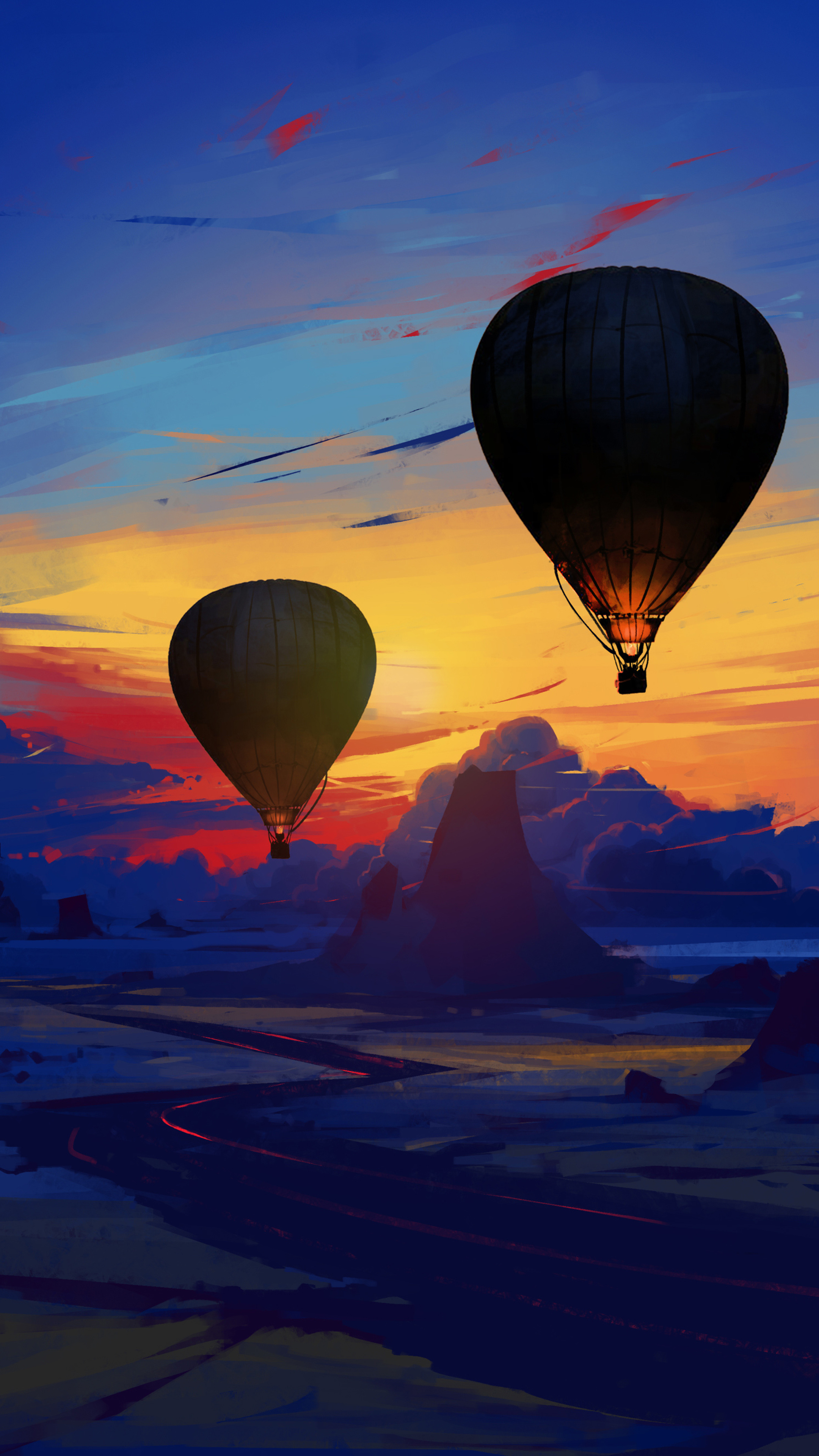 Air Sports, Air balloon, Floating sony xperia, Backgrounds photos, 2160x3840 4K Phone