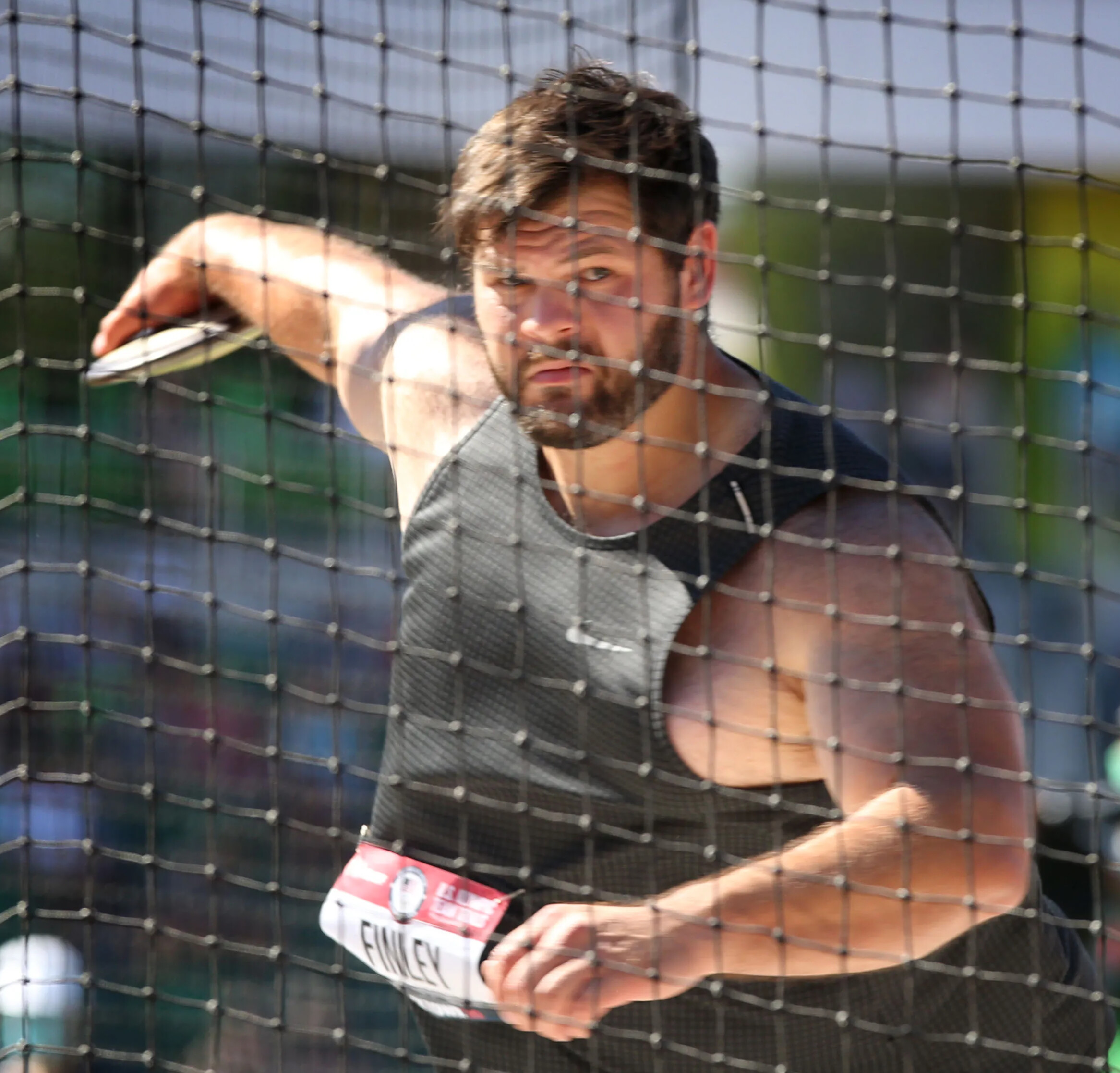 Mason Finley, Dynamic discus thrower, Phenomenal talent, Athletics, 2340x2240 HD Desktop