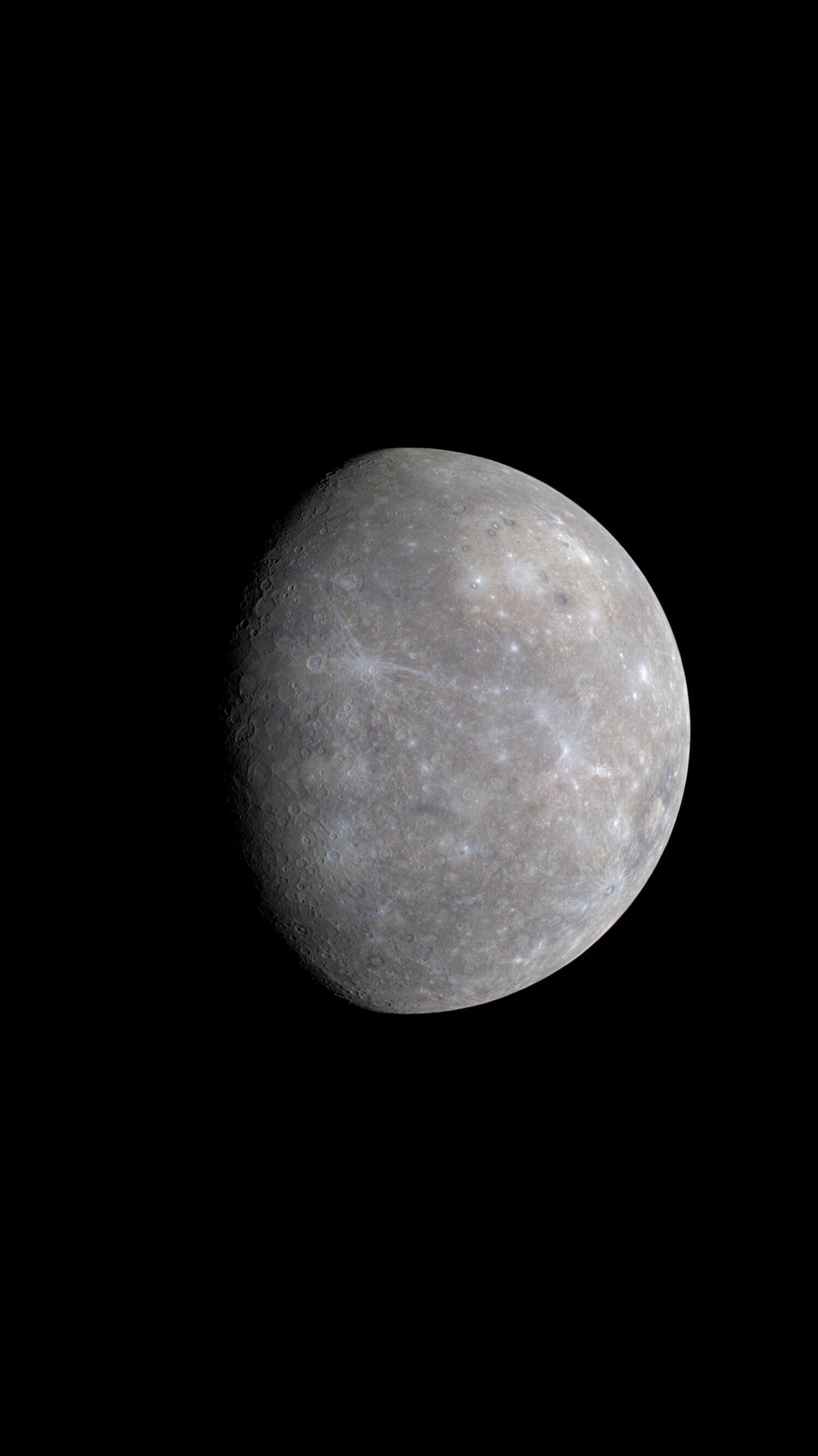 Mercury, Portrait wallpaper, Astronomia, 1500x2670 HD Phone