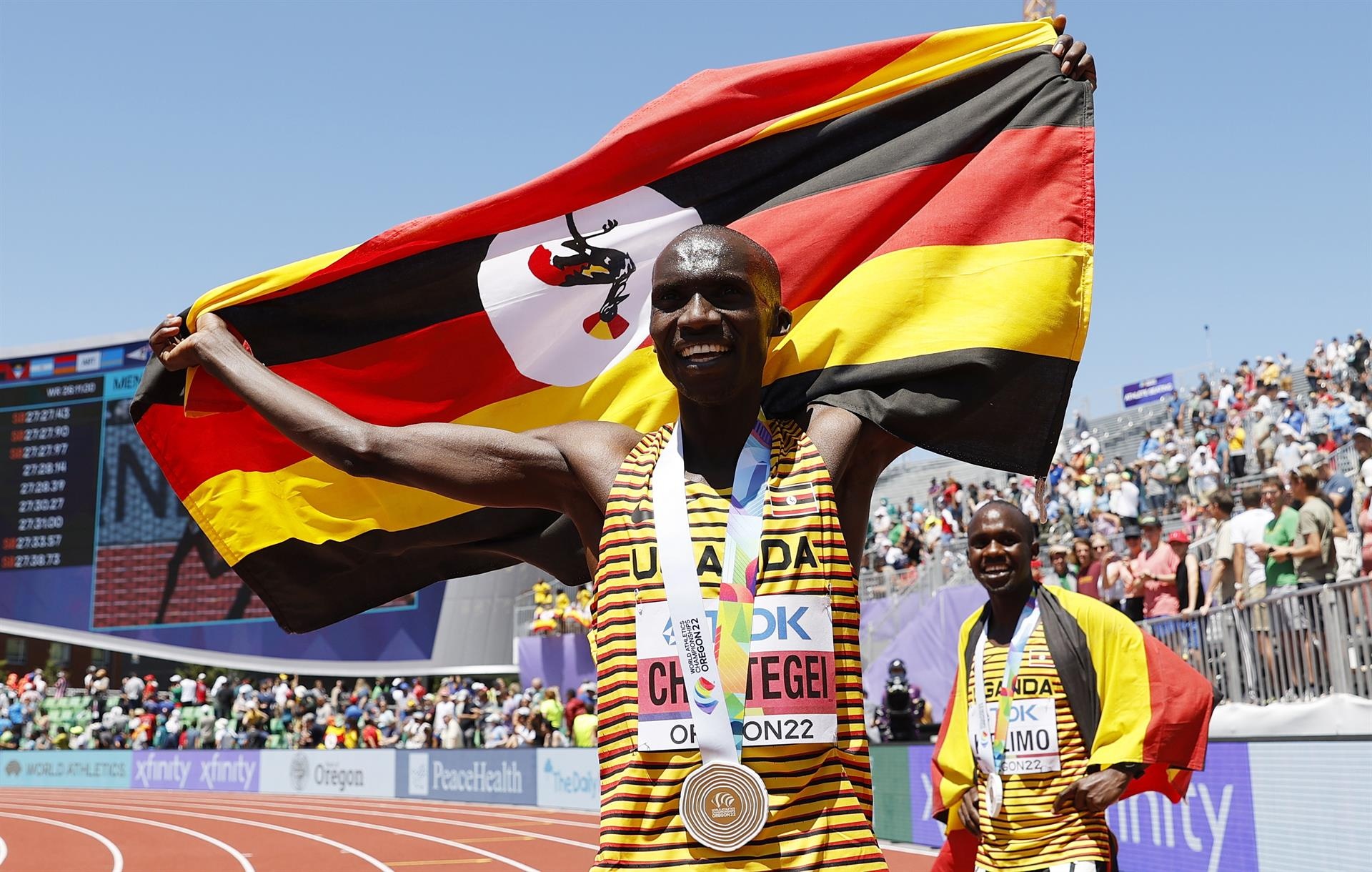 Joshua Cheptegei, World Champion, 10, 000m, Authority, 1920x1220 HD Desktop