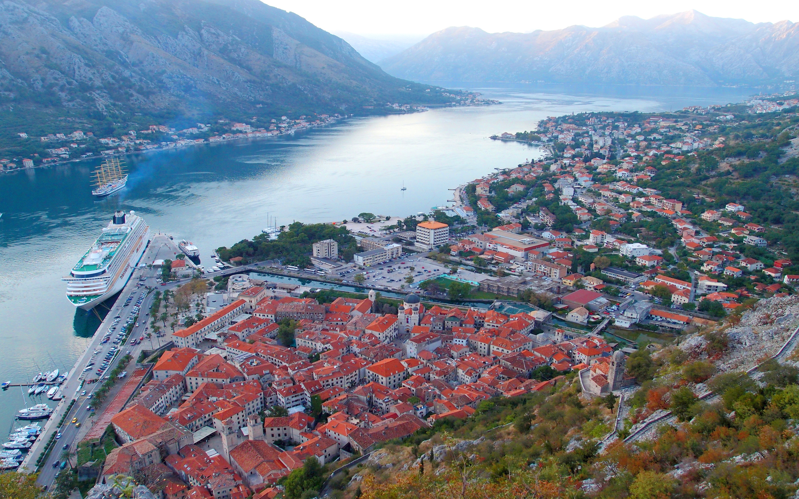 Summer vacation, Kotor Montenegro, Full HD wallpapers, 2560x1600 HD Desktop