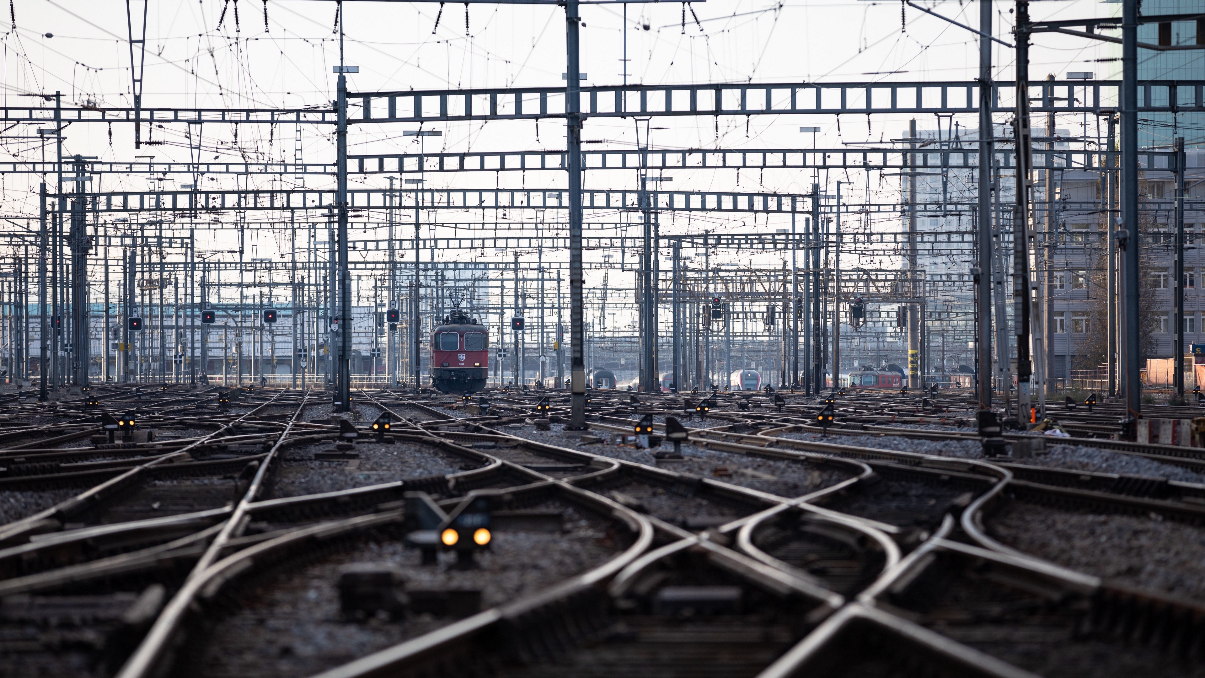 Railway Switches, Trains Wallpaper, 3840x2160 4K Desktop