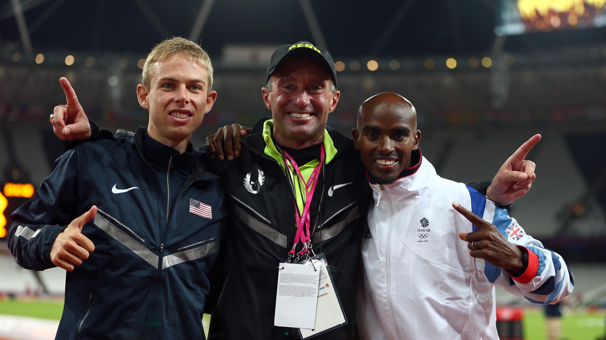 Alberto Salazar and Galen Rupp, Mo Farah Wallpaper, 2560x1440 HD Desktop