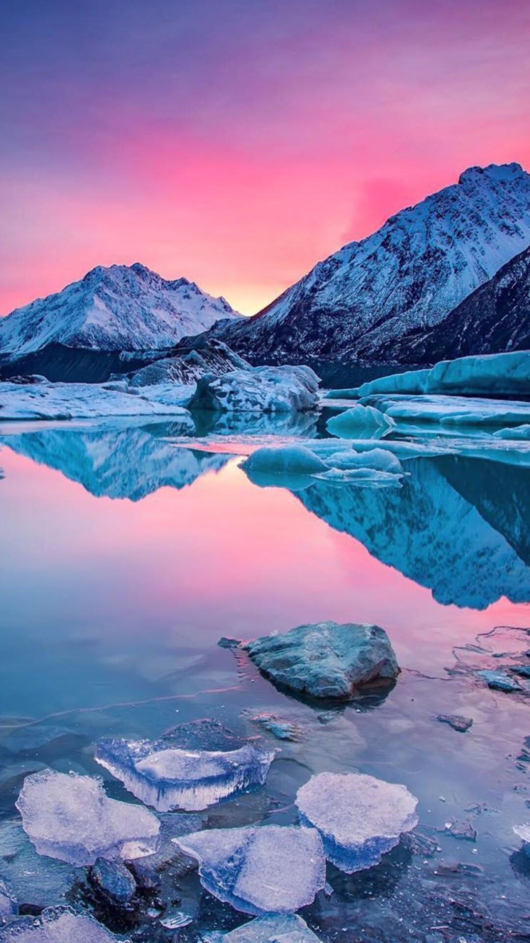 Glacier, Breathtaking scenery, Pristine ice formations, Nature's masterpiece, 1080x1920 Full HD Phone