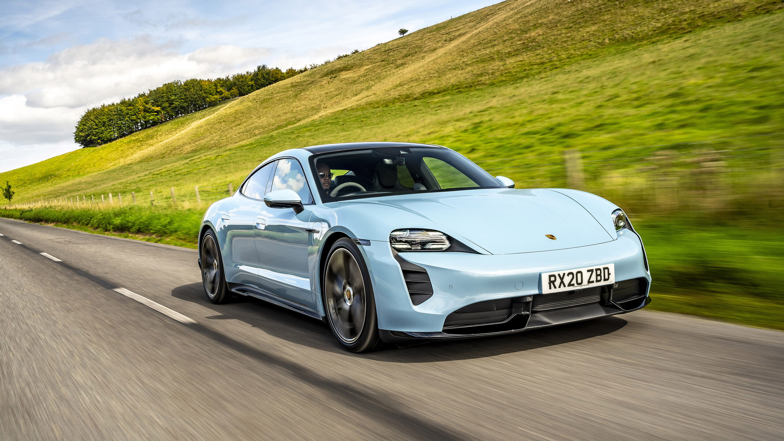 Porsche Taycan, 4S model, HD wallpapers, Electric performance, 2560x1440 HD Desktop