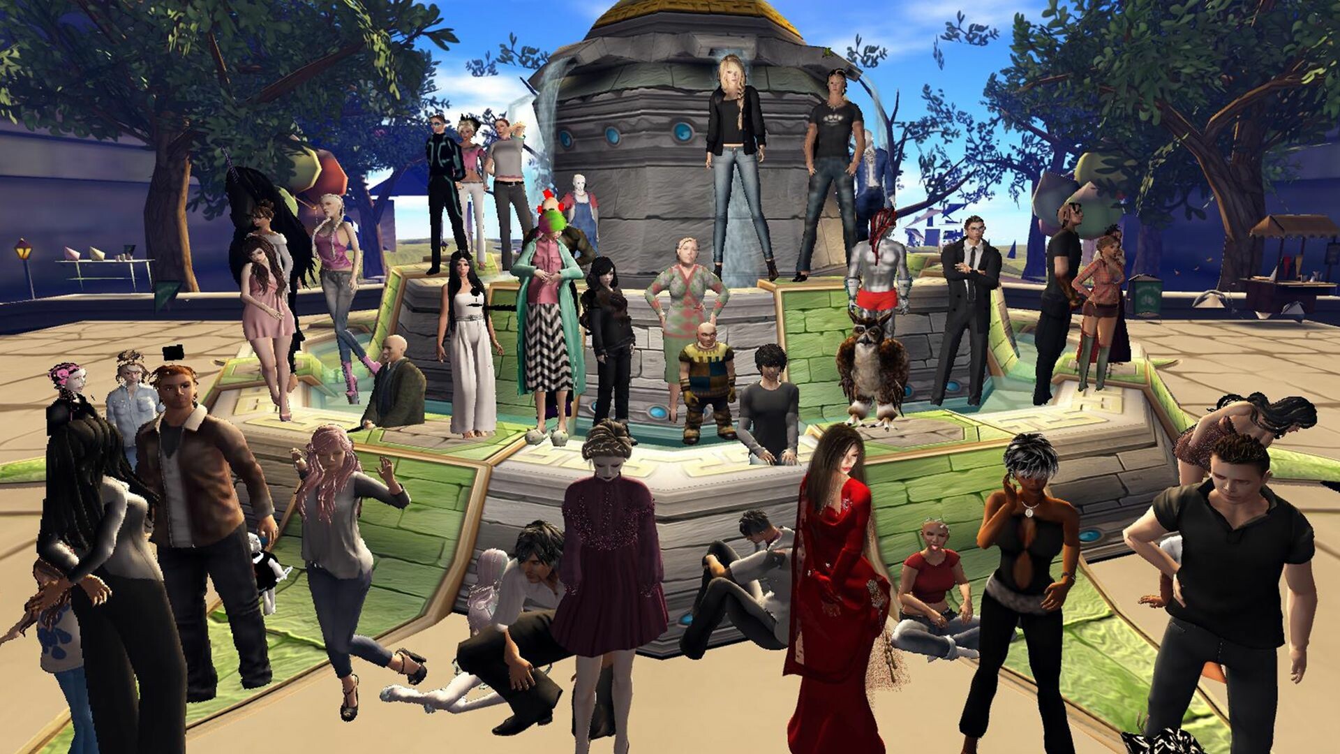 Virtual world, Endless possibilities, Second Life experience, Boundless creativity, 1920x1080 Full HD Desktop