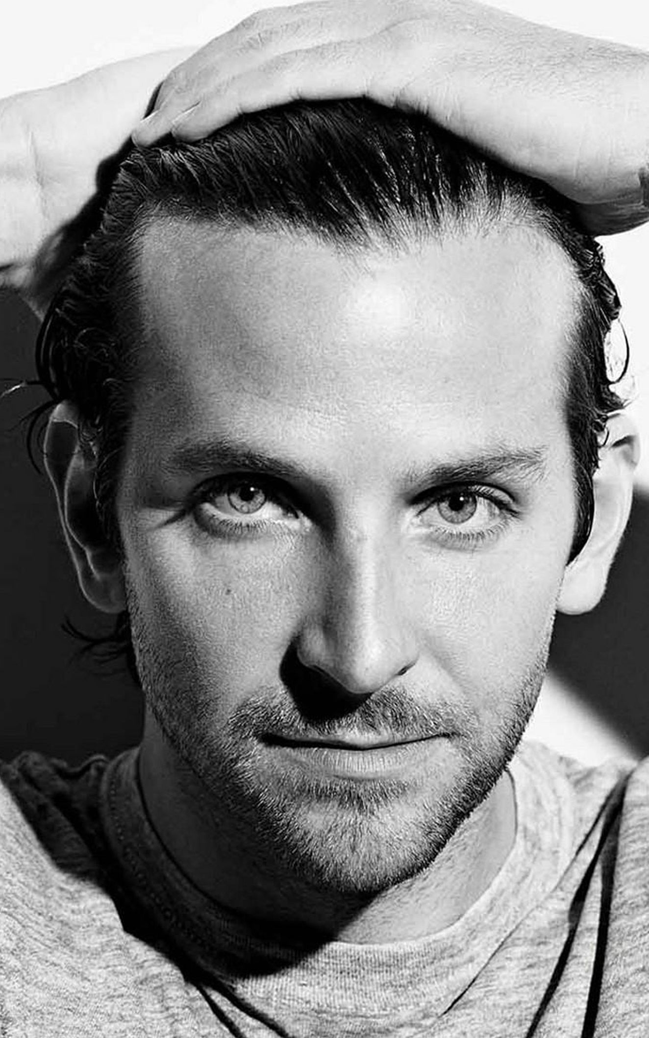 Bradley Cooper, Blue eyes, Mesmerizing gaze, Handsome actor, 1330x2120 HD Phone