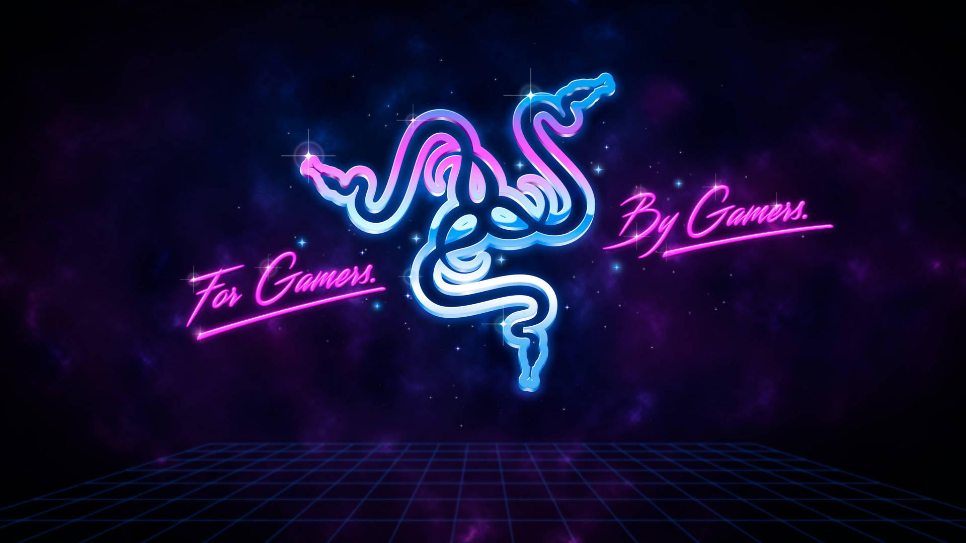 Download 4k Laptop Razer Galaxy Logo Wallpaper | Wallpapers.com 1920x1080