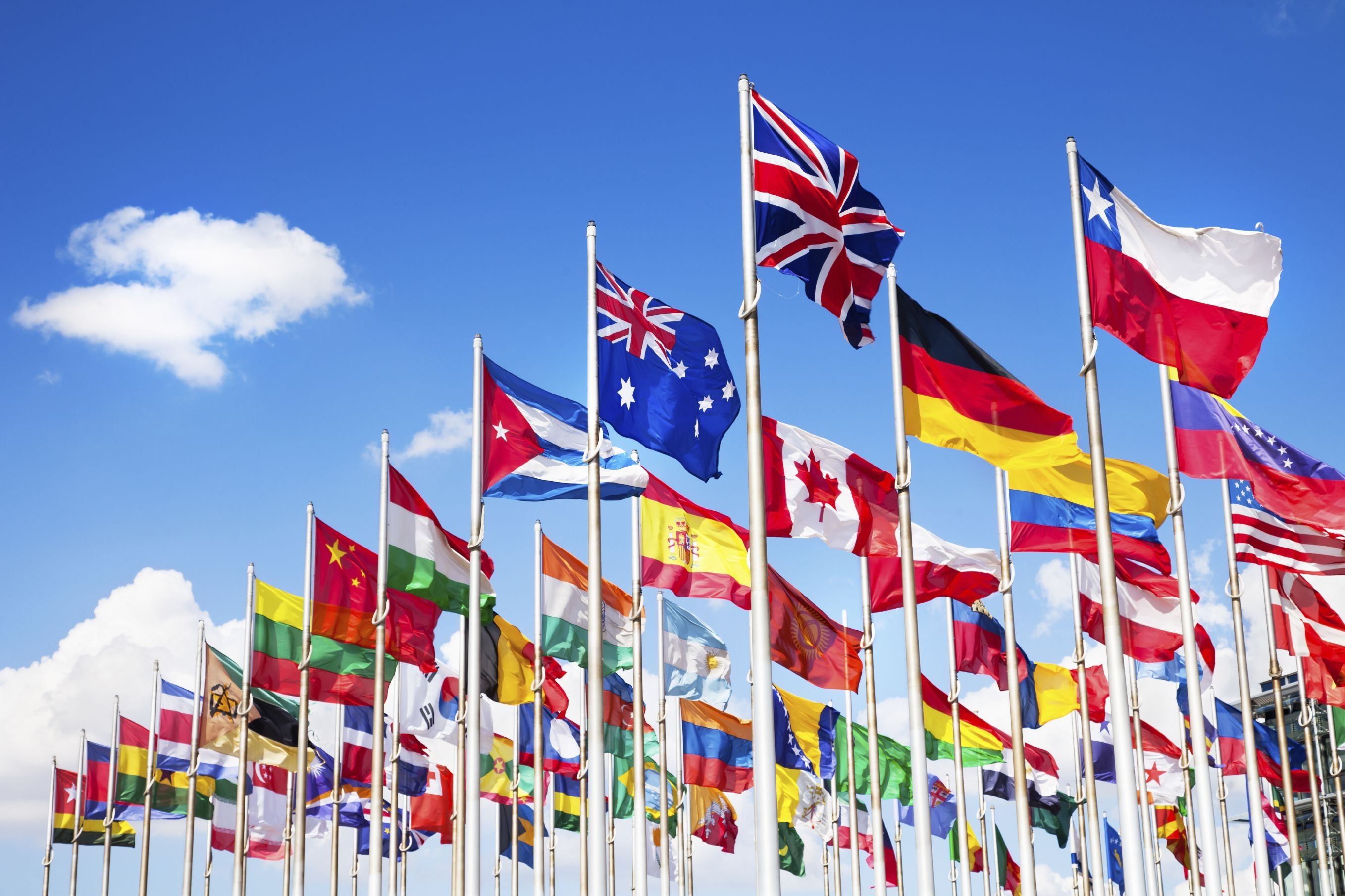 Expo 2015, International Flags Wallpaper, 2720x1810 HD Desktop