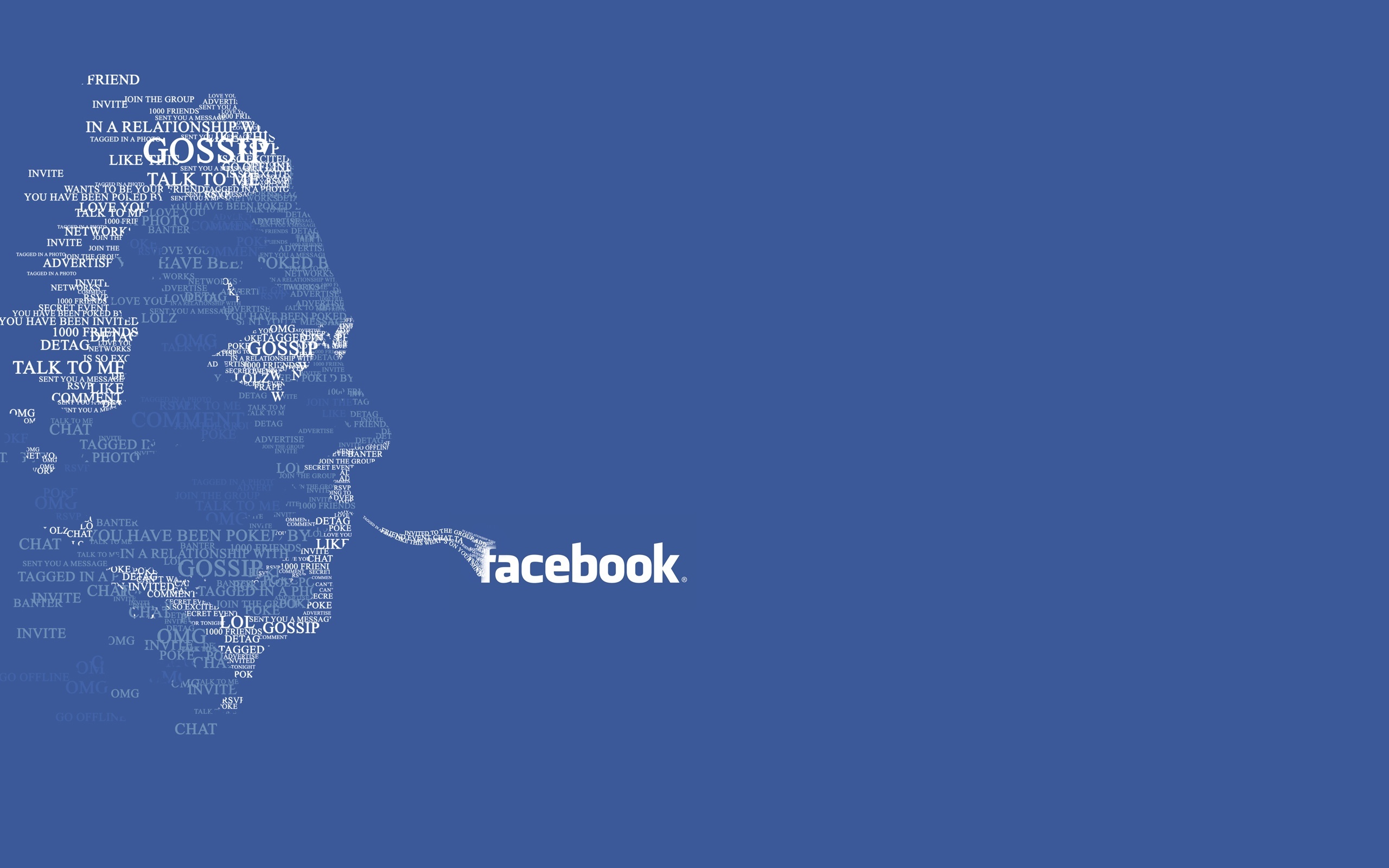 Facebook, Social media platform, HD wallpaper, Digital communication, 2560x1600 HD Desktop