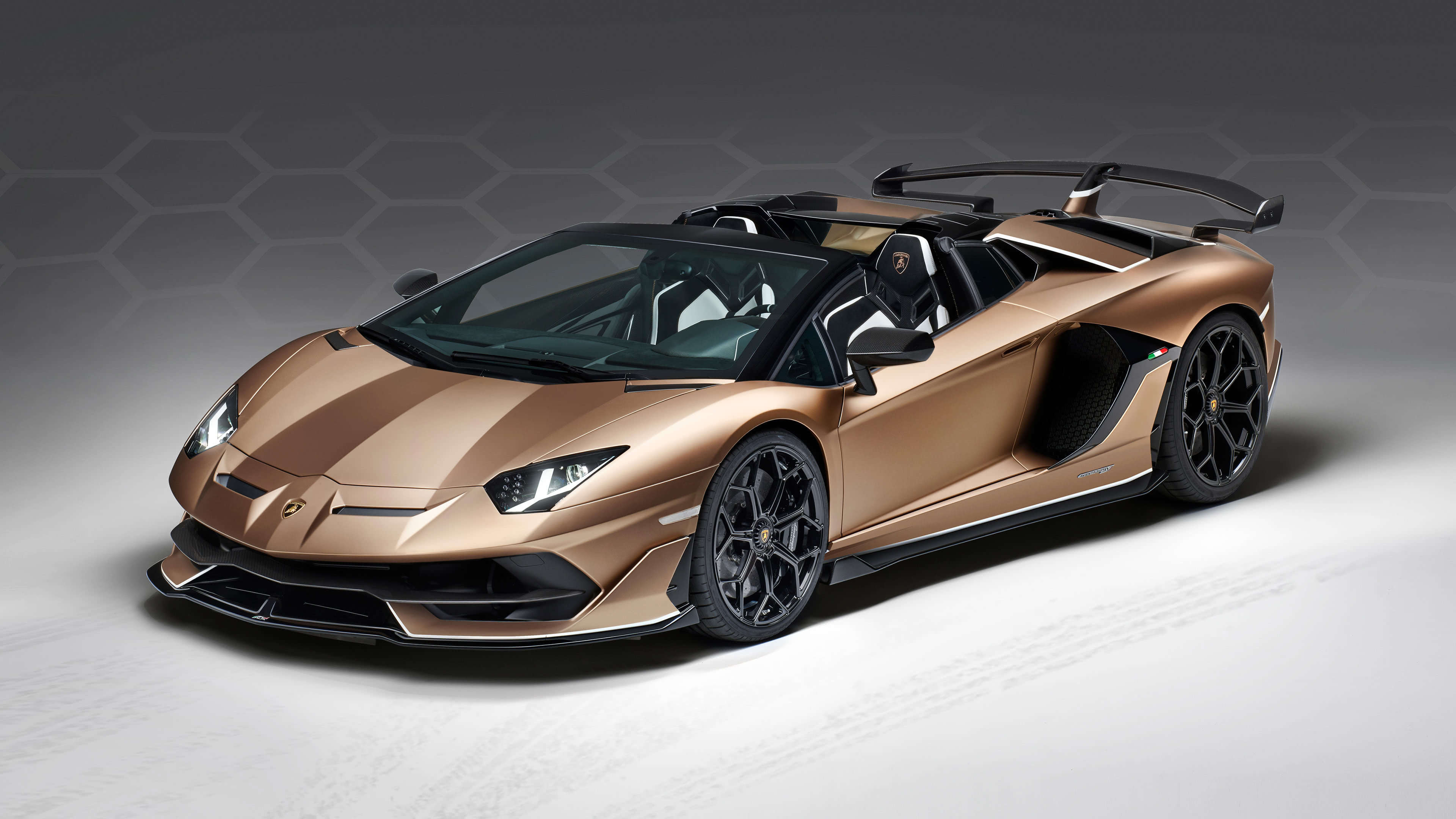 SVJ Roadster, Lamborghini Aventador Wallpaper, 3840x2160 4K Desktop